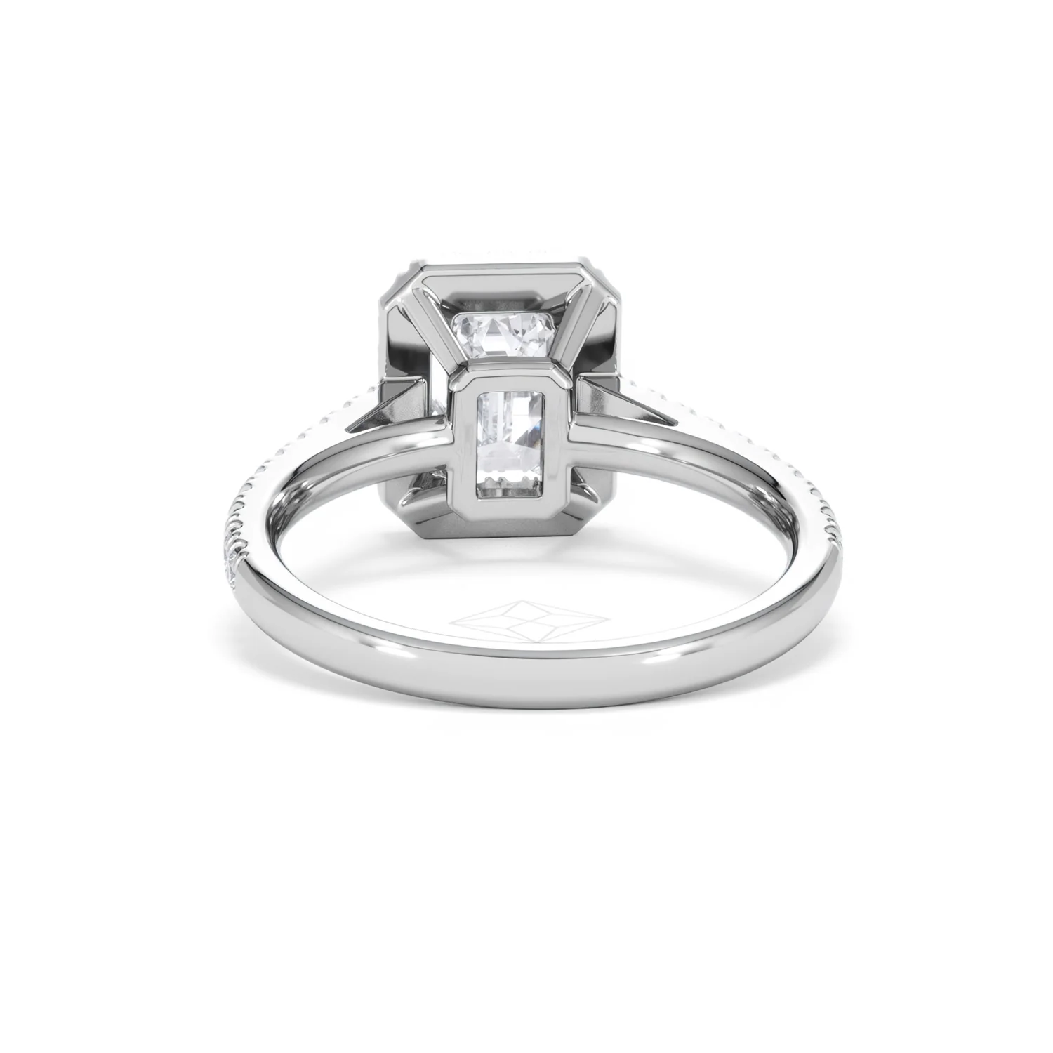 Annabelle Lab Diamond Halo Engagement Ring in Platinum 2.15ct F/VS1 - Image 52