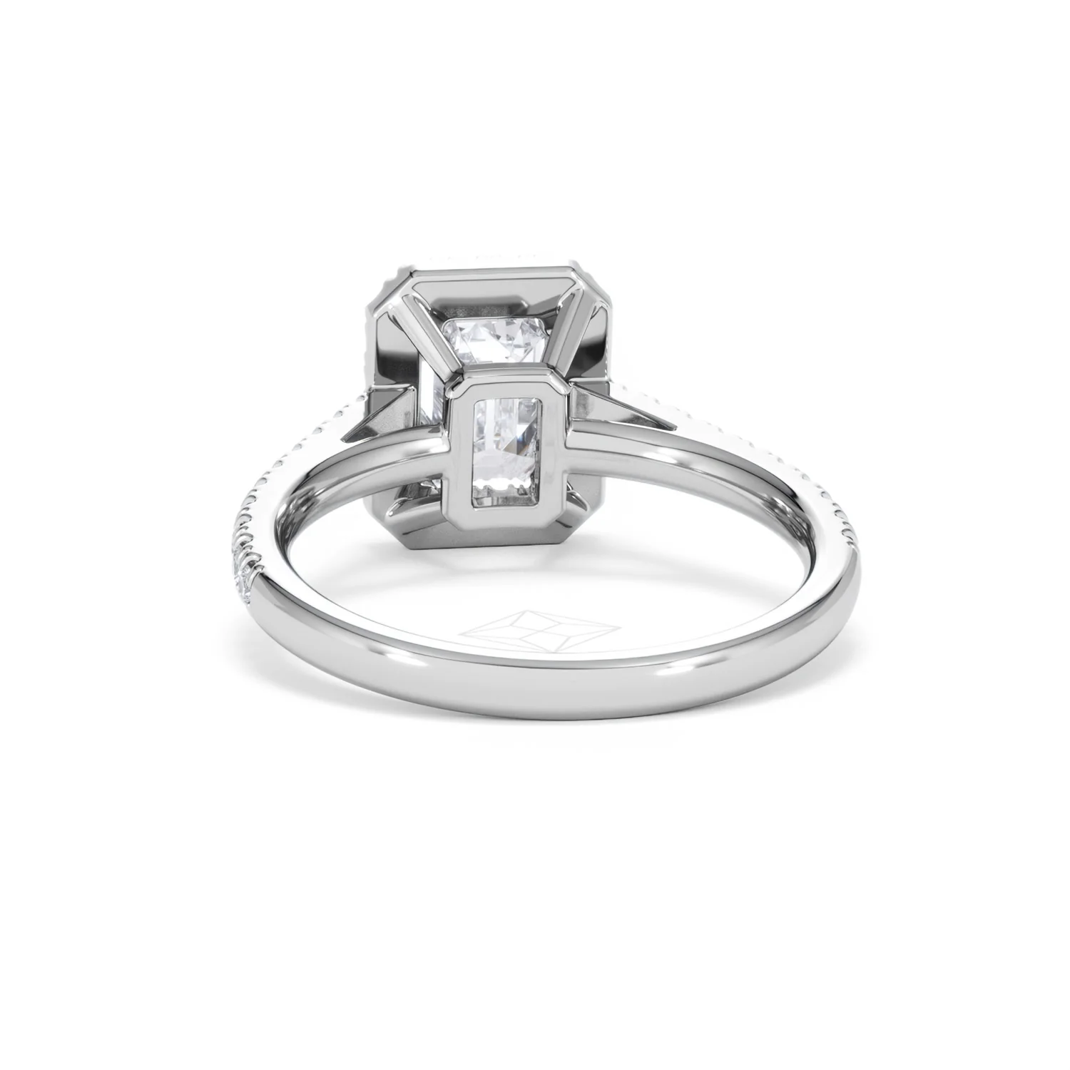Annabelle Lab Diamond Halo Engagement Ring in Platinum 2.15ct F/VS1 - Image 53