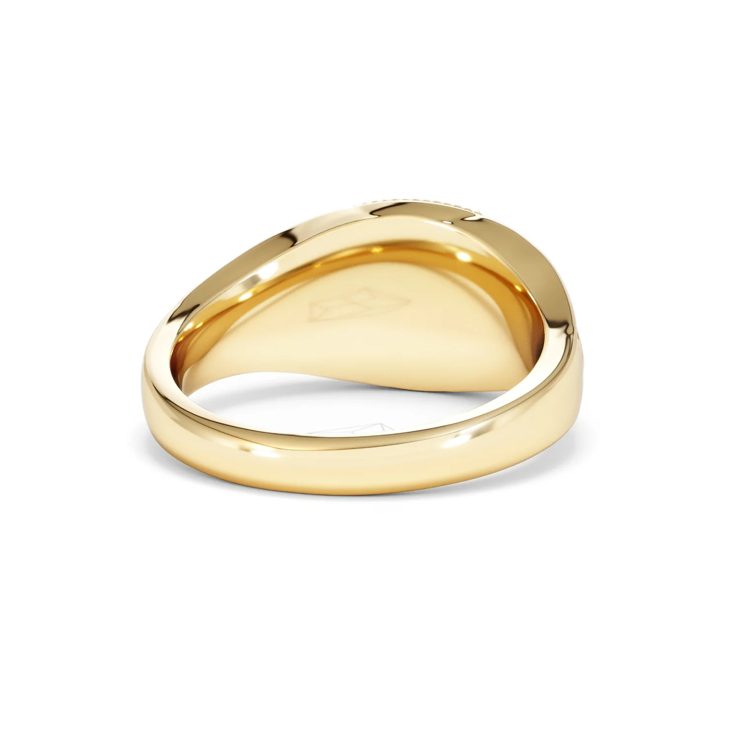 Aries Zodiac 0.01ct Lab Diamond Signet Ring in 18K Gold Vermeil - Image 43