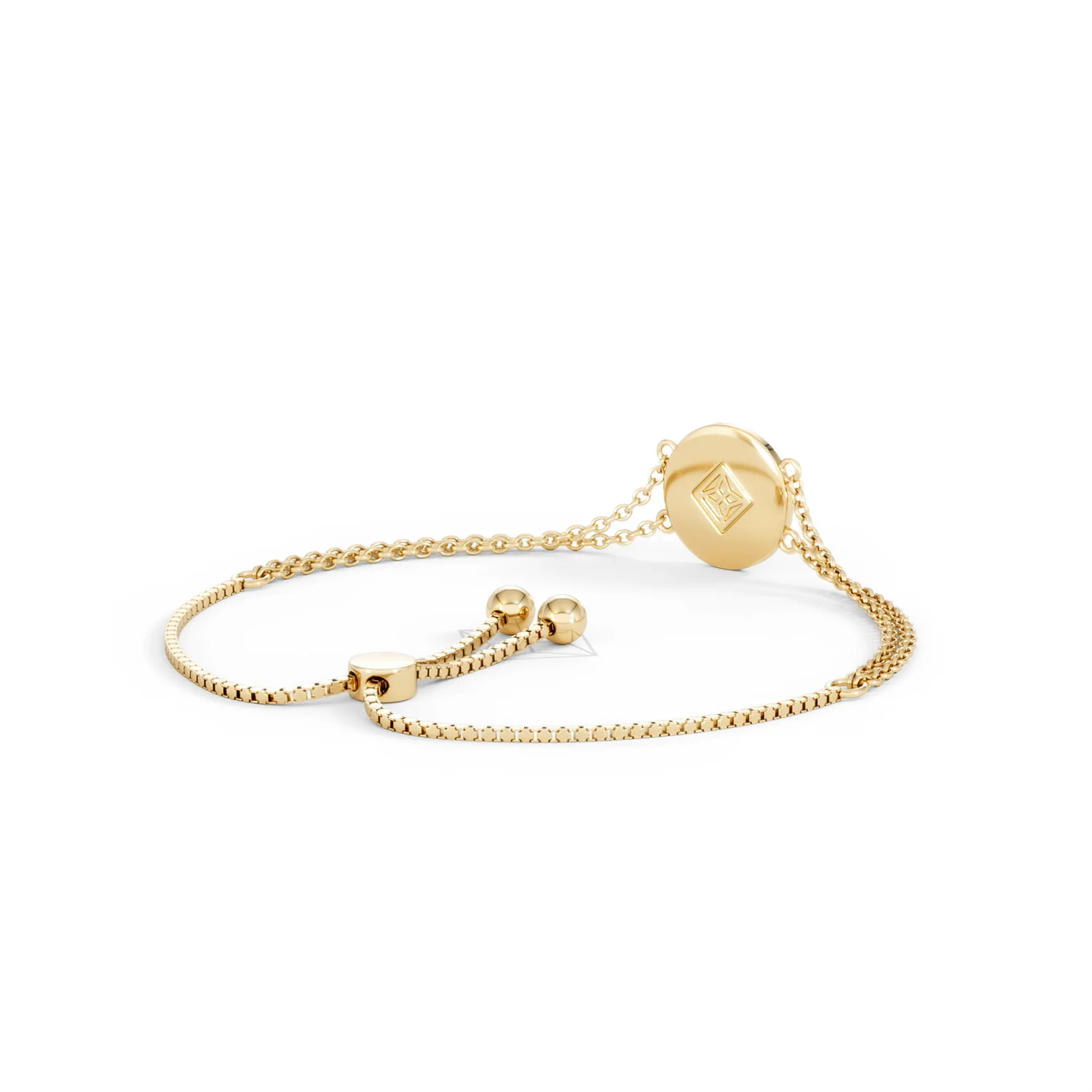Astrology Aquarius 0.07ct Lab Grown Diamond Adjustable Medallion Bracelet 18K Gold Vermeil - Image 41