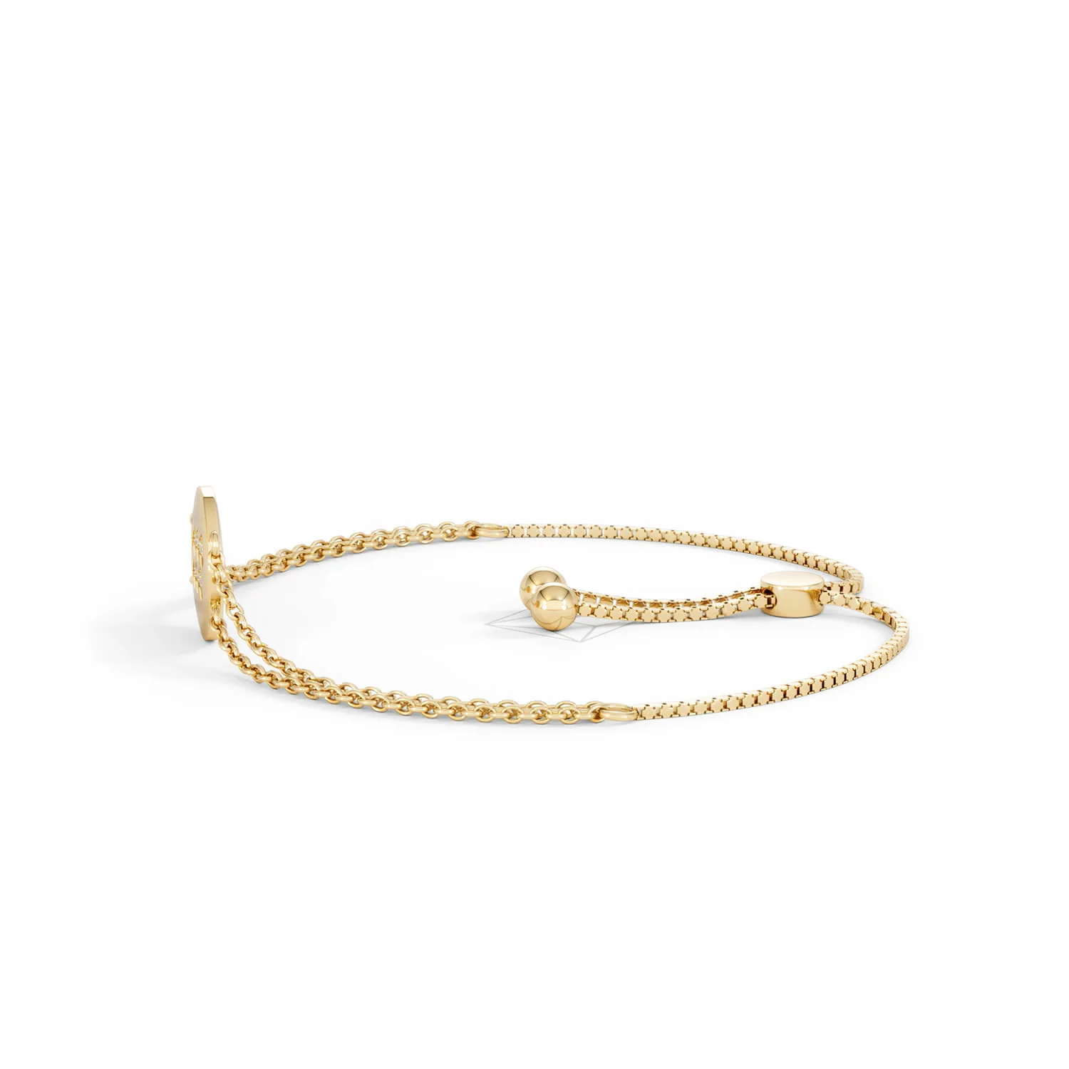 Astrology Aquarius 0.07ct Lab Grown Diamond Adjustable Medallion Bracelet 18K Gold Vermeil - Image 71