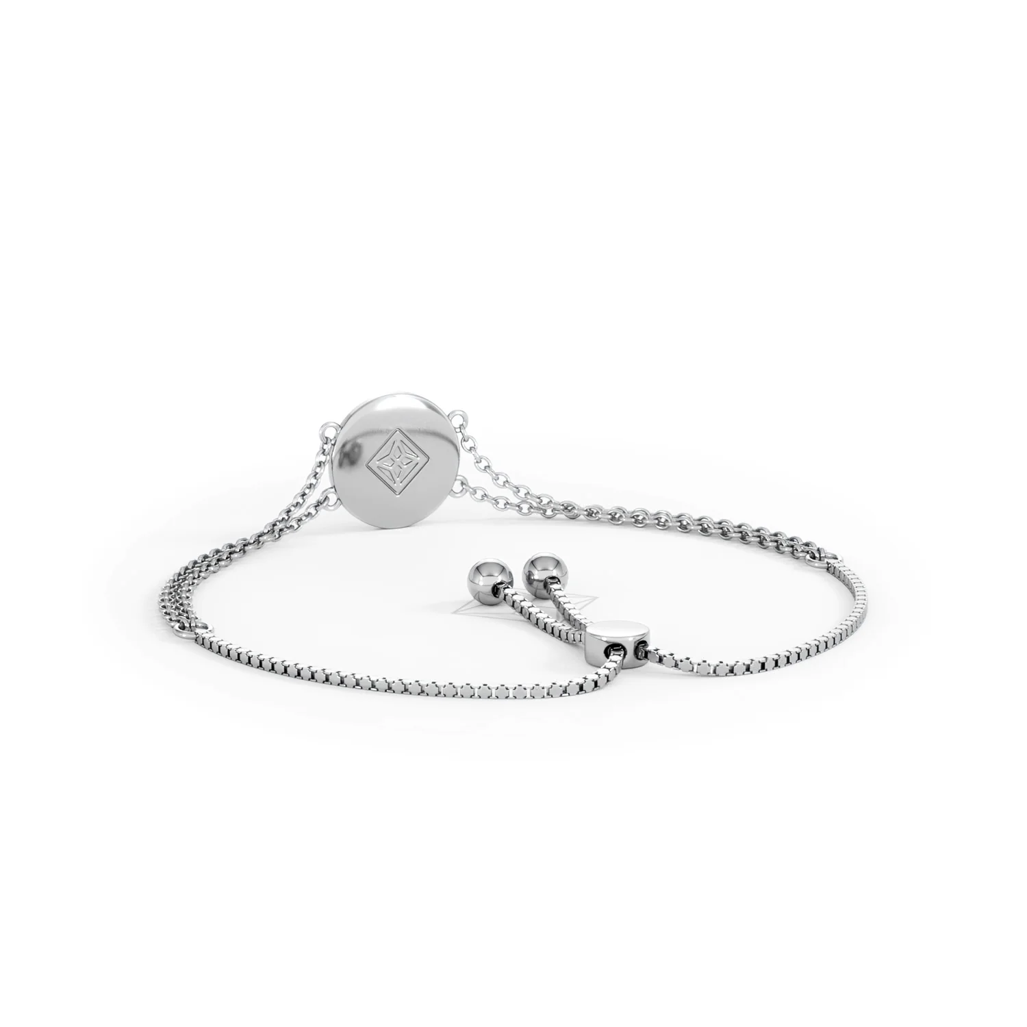 Astrology Aquarius 0.07ct Lab Grown Diamond Adjustable Medallion Bracelet Sterling Silver - Image 54