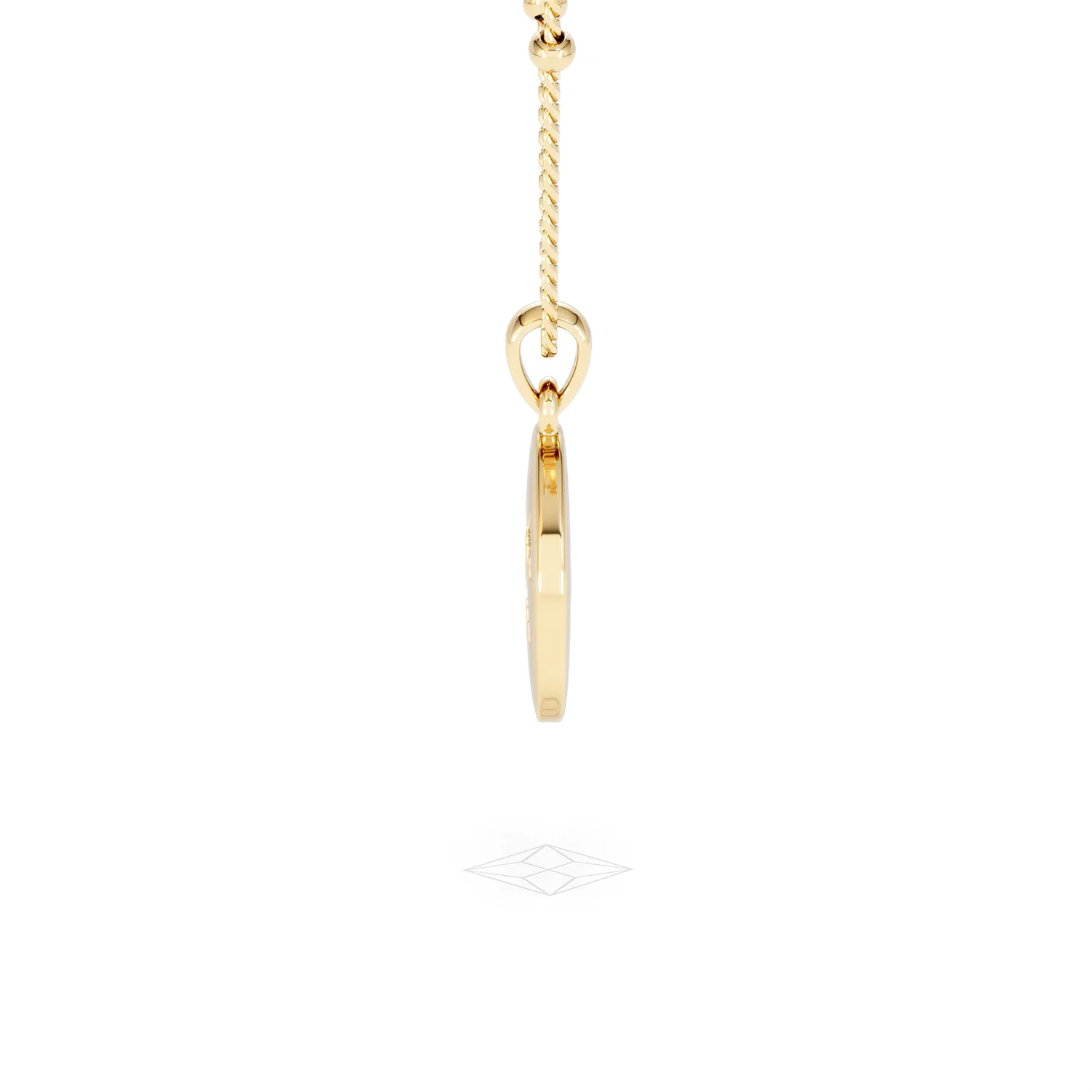Astrology Aquarius 0.07ct Lab Grown Diamond Medallion Pendant Necklace in 18K Gold Vermeil - Image 69