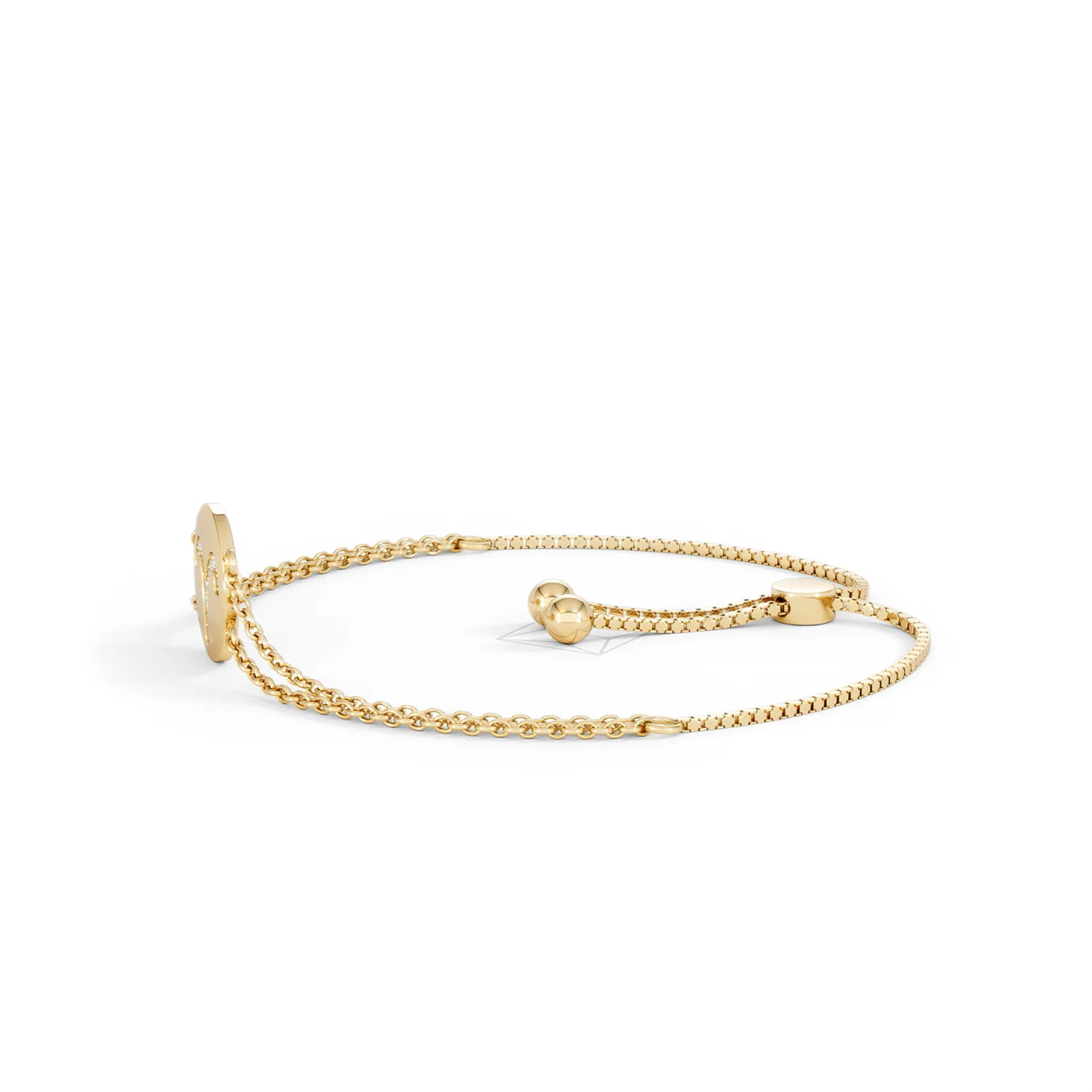 Astrology Aries 0.07ct Lab Grown Diamond Adjustable Medallion Bracelet 18K Gold Vermeil - Image 72