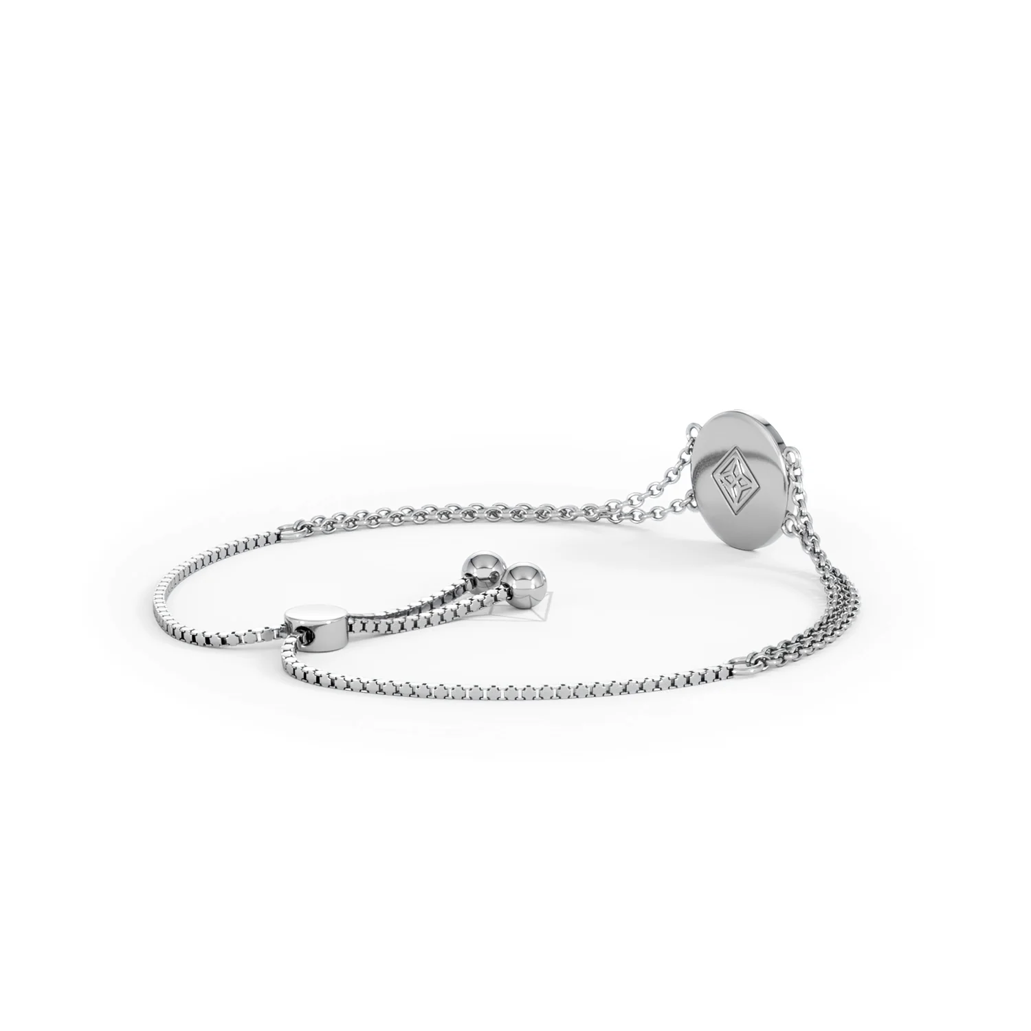 Astrology Aries 0.07ct Lab Grown Diamond Adjustable Medallion Bracelet Sterling Silver - Image 38
