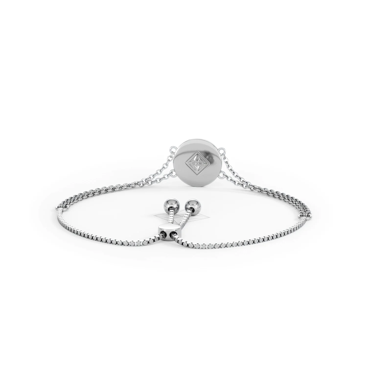 Astrology Aries 0.07ct Lab Grown Diamond Adjustable Medallion Bracelet Sterling Silver - Image 47