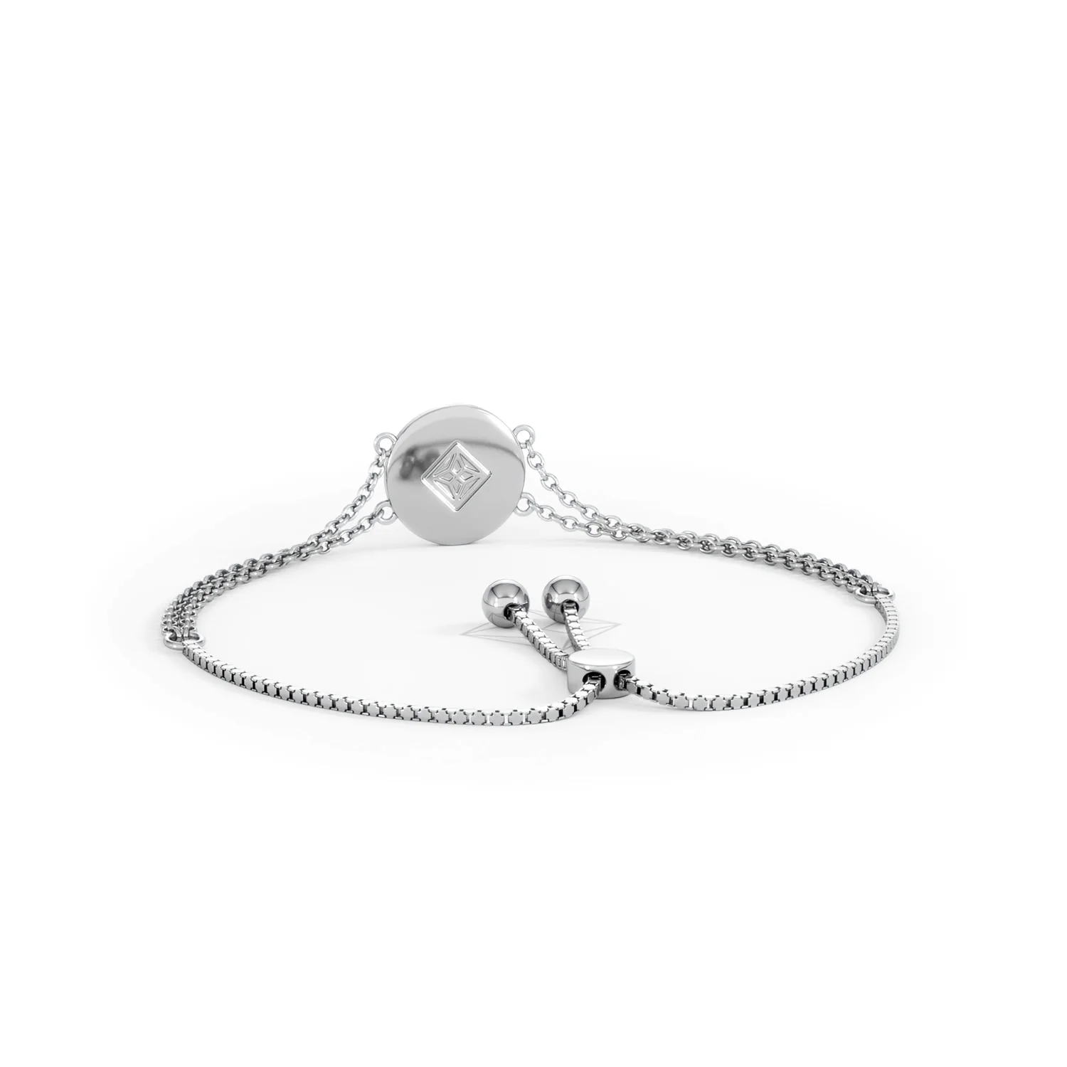 Astrology Aries 0.07ct Lab Grown Diamond Adjustable Medallion Bracelet Sterling Silver - Image 52
