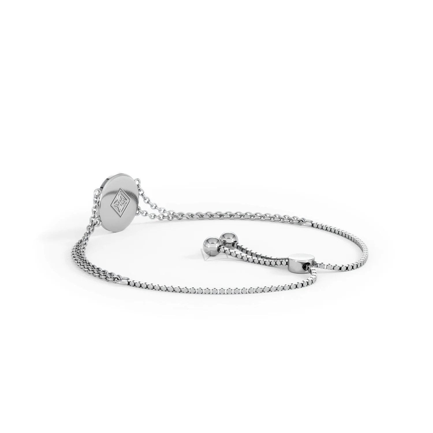 Astrology Aries 0.07ct Lab Grown Diamond Adjustable Medallion Bracelet Sterling Silver - Image 60