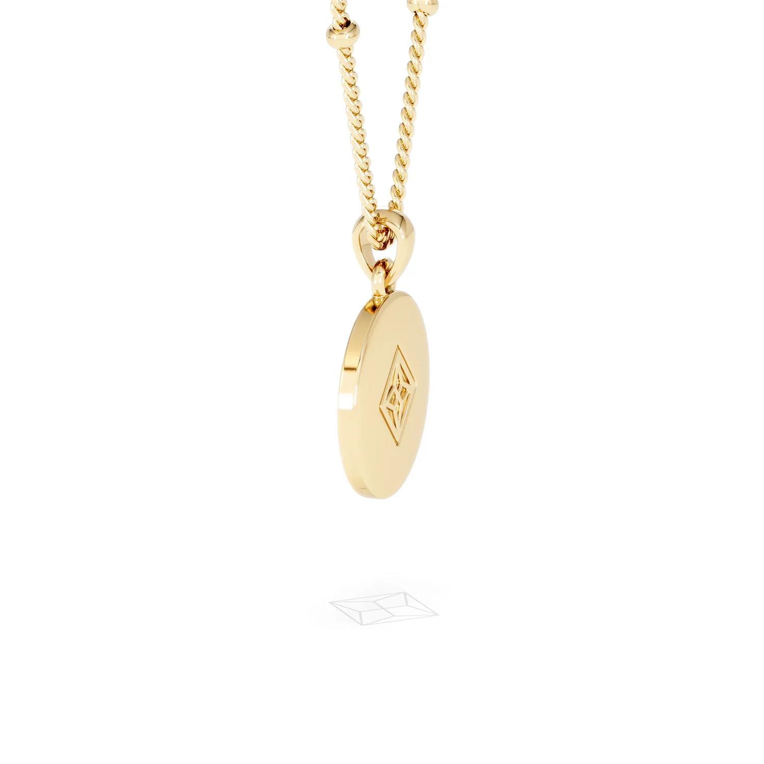 Astrology Aries 0.07ct Lab Grown Diamond Medallion Pendant Necklace in 18K Gold Vermeil - Image 33