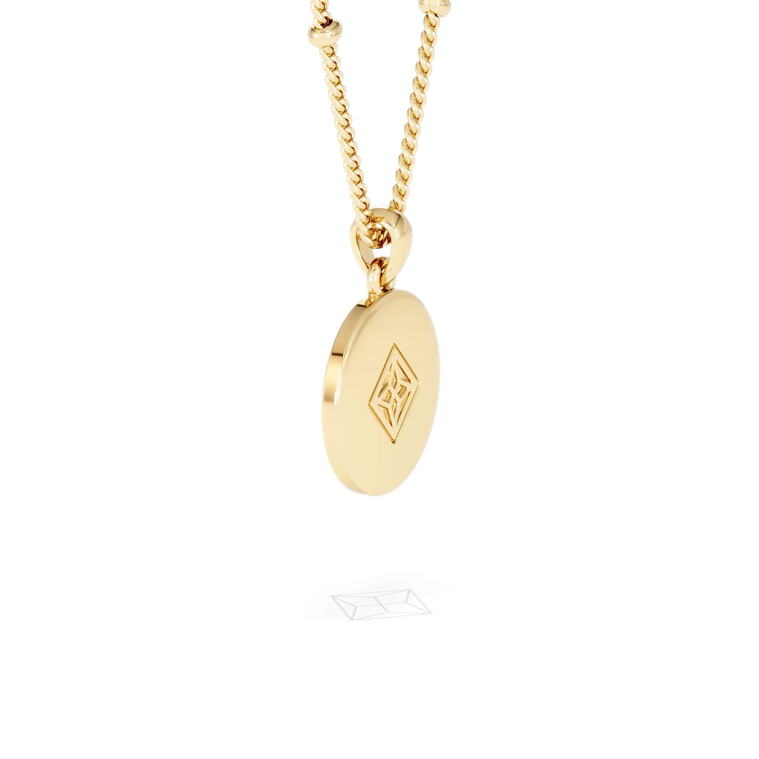 Astrology Aries 0.07ct Lab Grown Diamond Medallion Pendant Necklace in 18K Gold Vermeil - Image 35