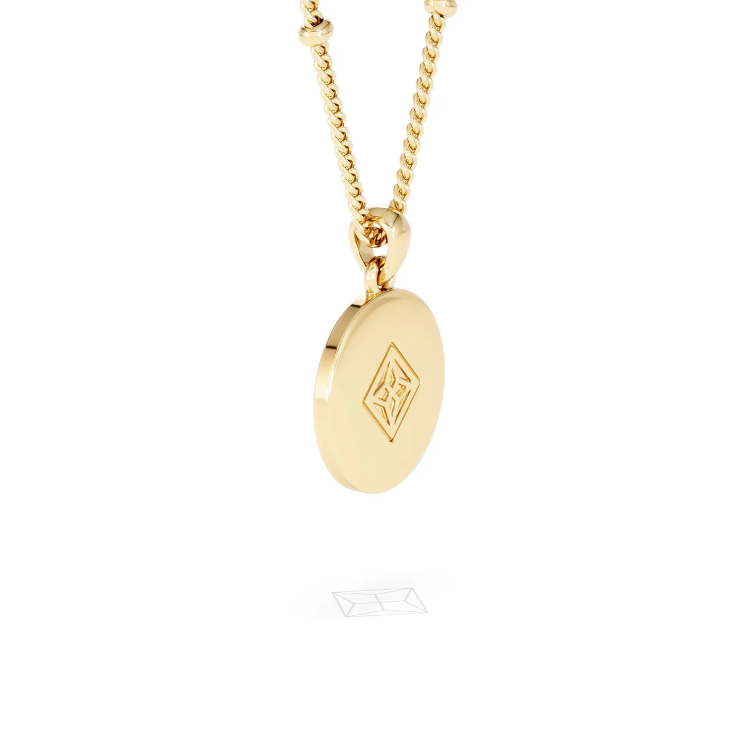 Astrology Aries 0.07ct Lab Grown Diamond Medallion Pendant Necklace in 18K Gold Vermeil - Image 36