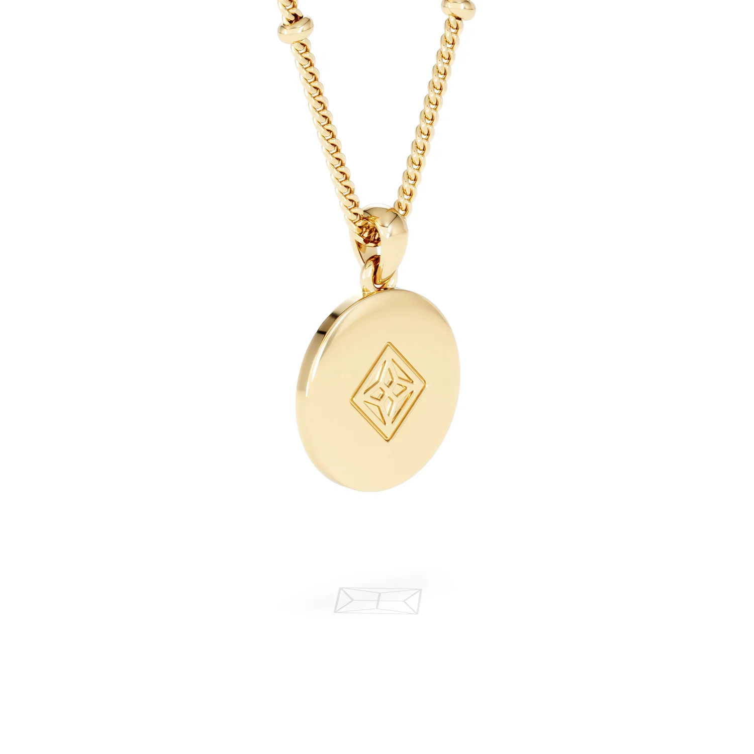 Astrology Aries 0.07ct Lab Grown Diamond Medallion Pendant Necklace in 18K Gold Vermeil - Image 39