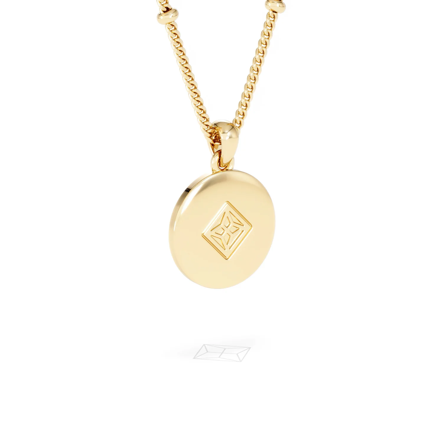 Astrology Aries 0.07ct Lab Grown Diamond Medallion Pendant Necklace in 18K Gold Vermeil - Image 41