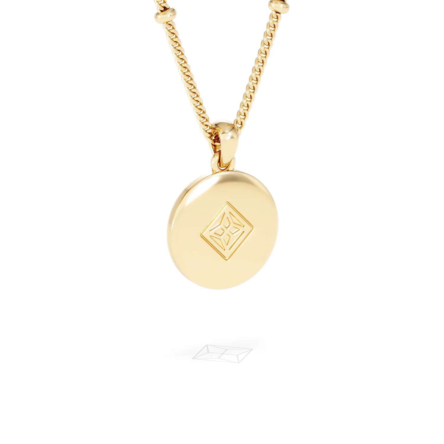 Astrology Aries 0.07ct Lab Grown Diamond Medallion Pendant Necklace in 18K Gold Vermeil - Image 42