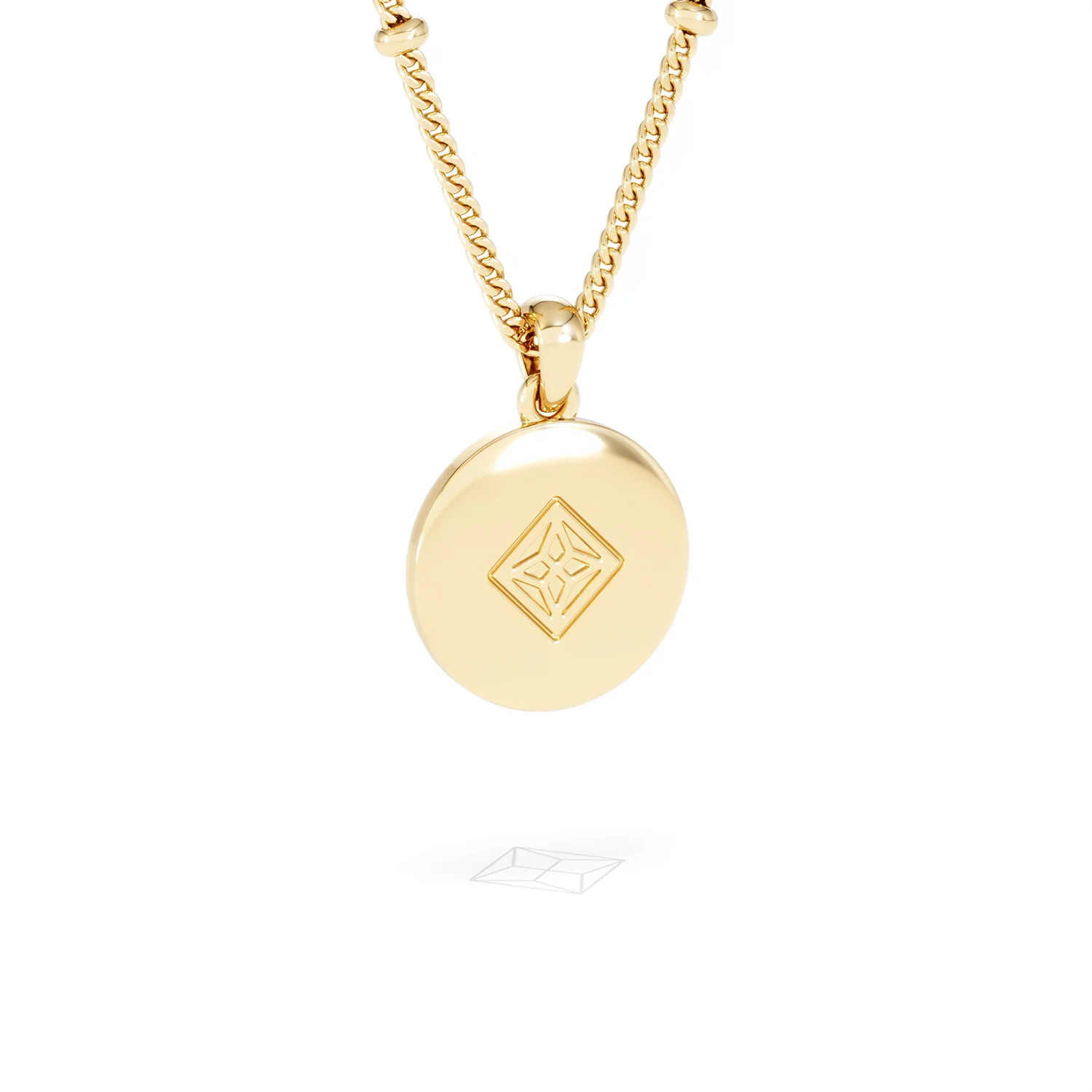 Astrology Aries 0.07ct Lab Grown Diamond Medallion Pendant Necklace in 18K Gold Vermeil - Image 43