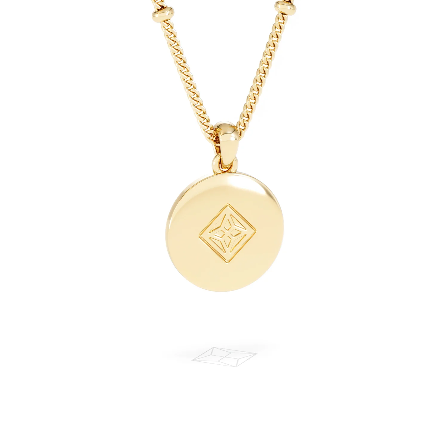 Astrology Aries 0.07ct Lab Grown Diamond Medallion Pendant Necklace in 18K Gold Vermeil - Image 44