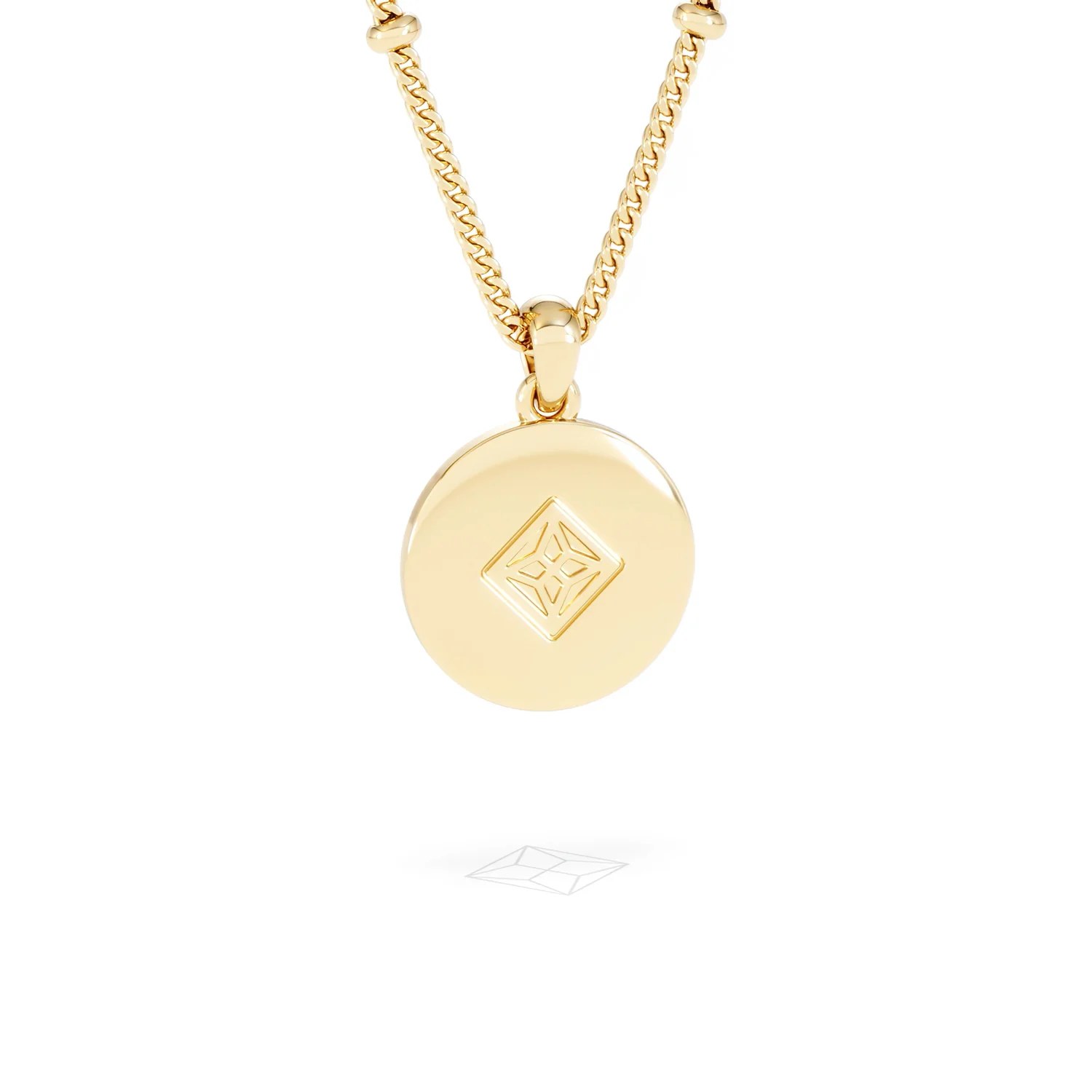 Astrology Aries 0.07ct Lab Grown Diamond Medallion Pendant Necklace in 18K Gold Vermeil - Image 45
