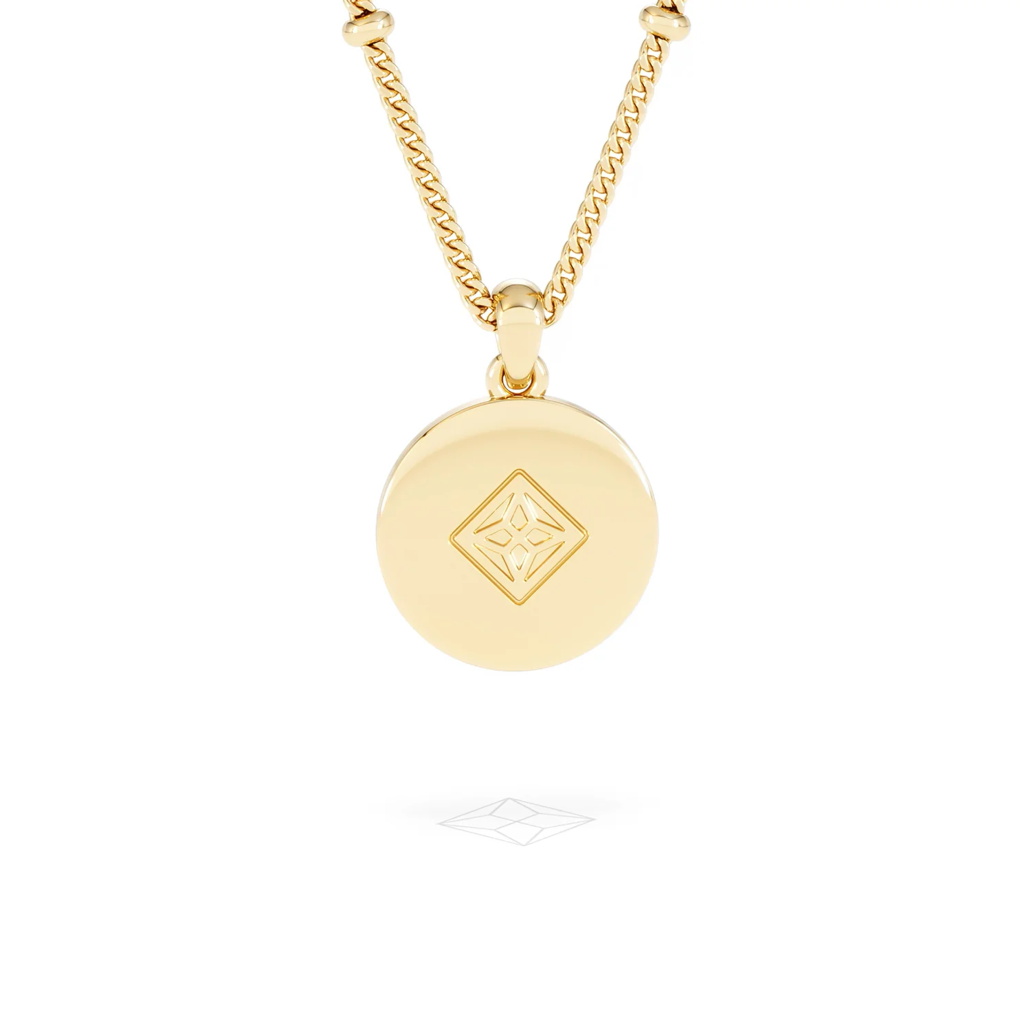 Astrology Aries 0.07ct Lab Grown Diamond Medallion Pendant Necklace in 18K Gold Vermeil - Image 47