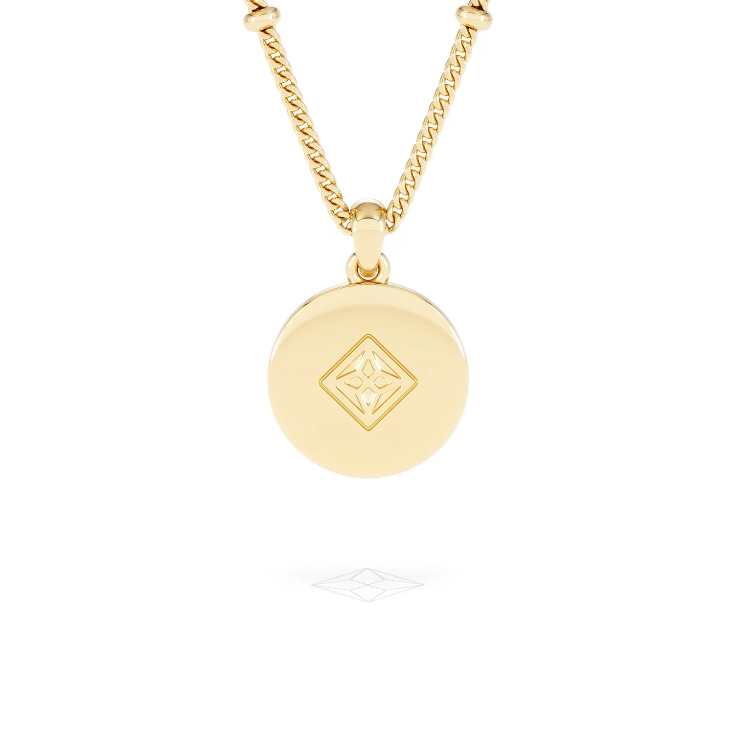 Astrology Aries 0.07ct Lab Grown Diamond Medallion Pendant Necklace in 18K Gold Vermeil - Image 48