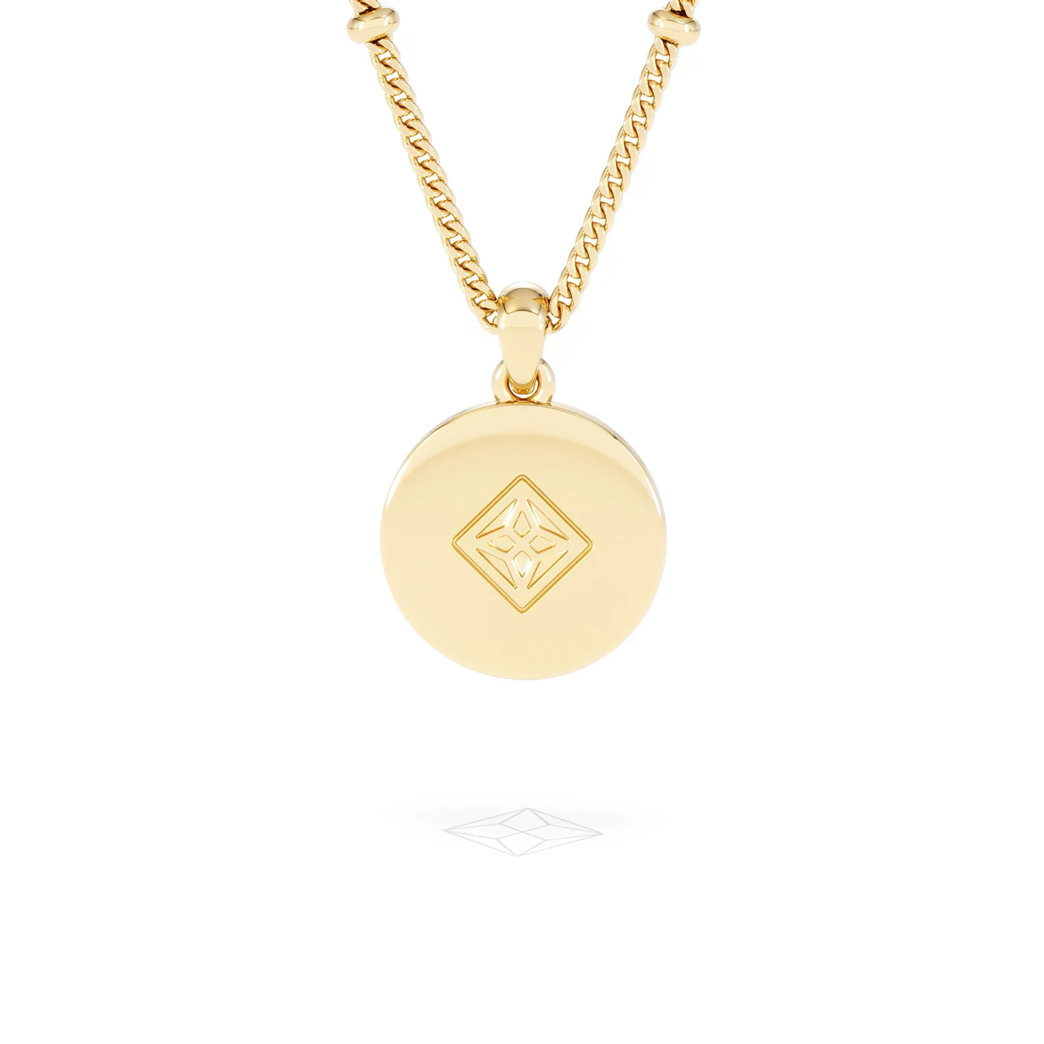 Astrology Aries 0.07ct Lab Grown Diamond Medallion Pendant Necklace in 18K Gold Vermeil - Image 49