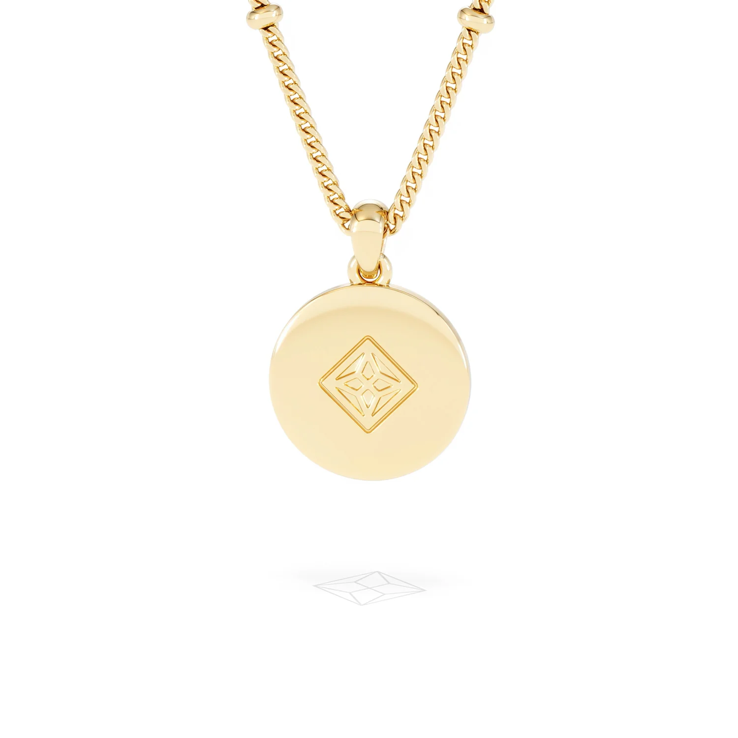 Astrology Aries 0.07ct Lab Grown Diamond Medallion Pendant Necklace in 18K Gold Vermeil - Image 50
