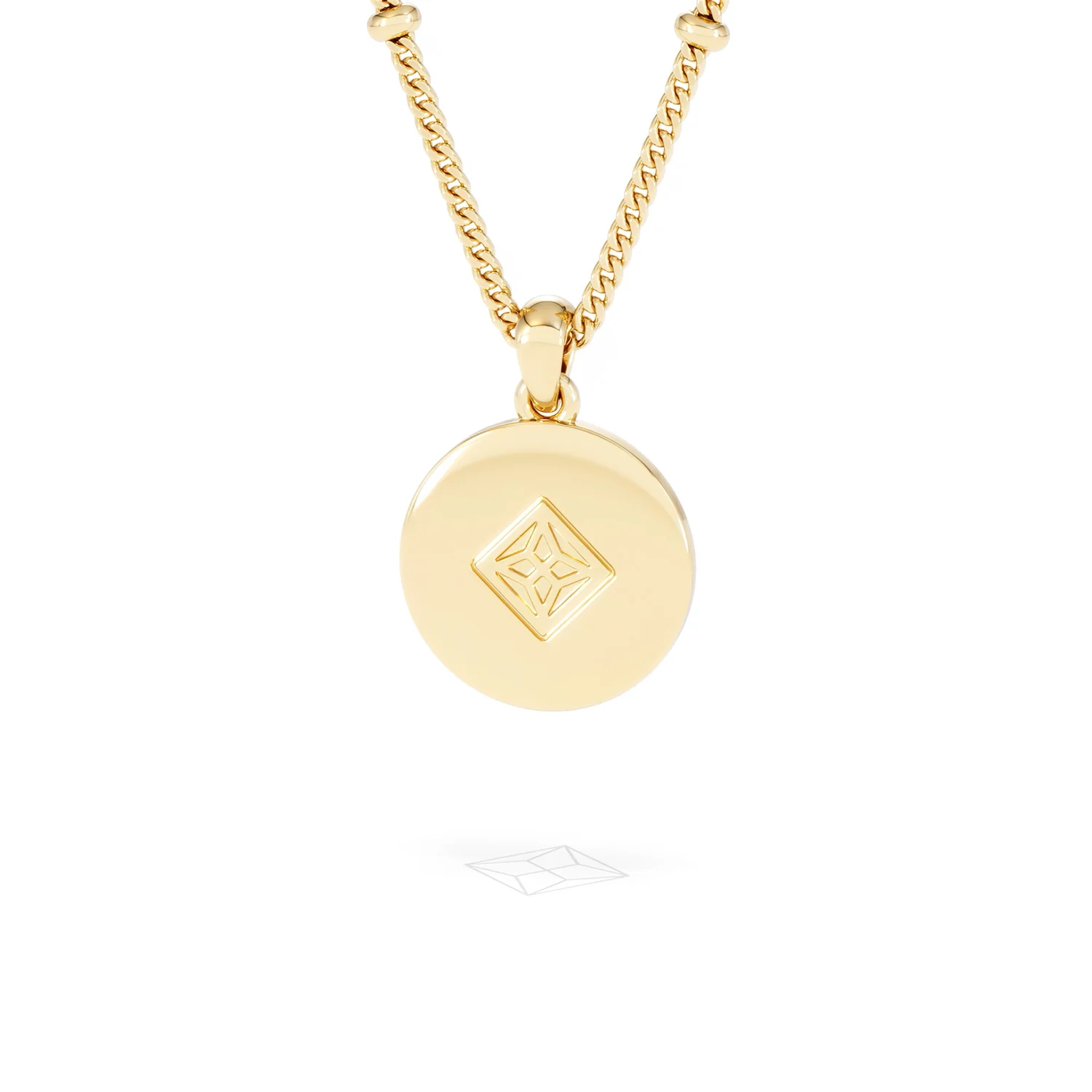 Astrology Aries 0.07ct Lab Grown Diamond Medallion Pendant Necklace in 18K Gold Vermeil - Image 51