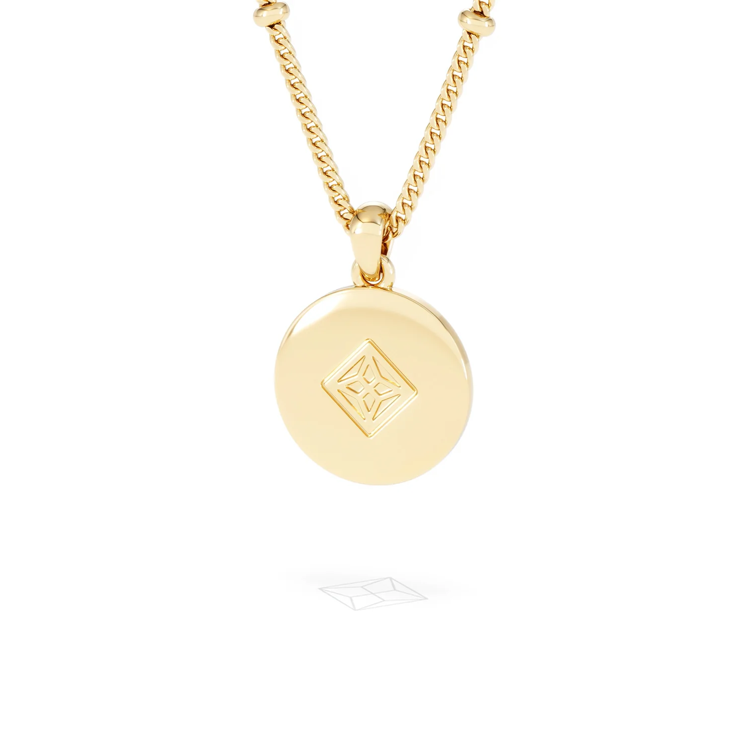 Astrology Aries 0.07ct Lab Grown Diamond Medallion Pendant Necklace in 18K Gold Vermeil - Image 52