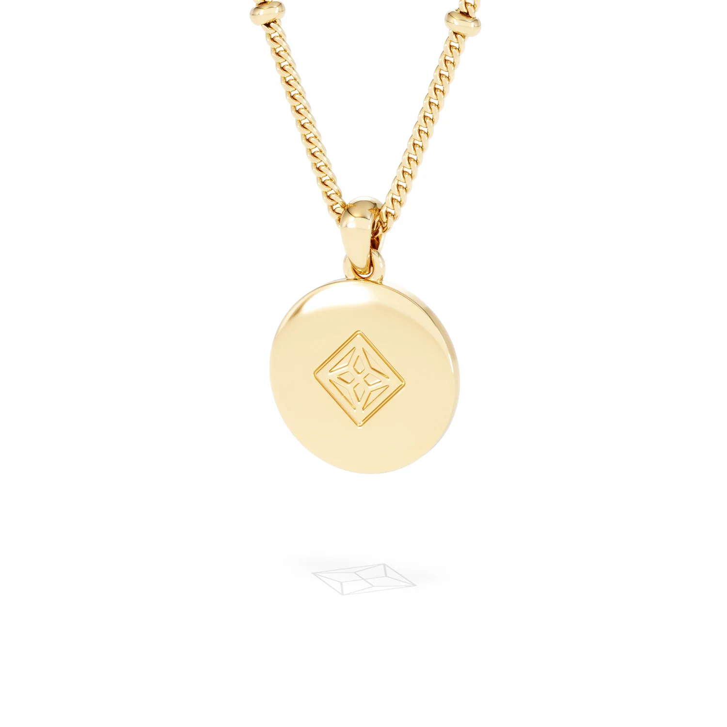 Astrology Aries 0.07ct Lab Grown Diamond Medallion Pendant Necklace in 18K Gold Vermeil - Image 53