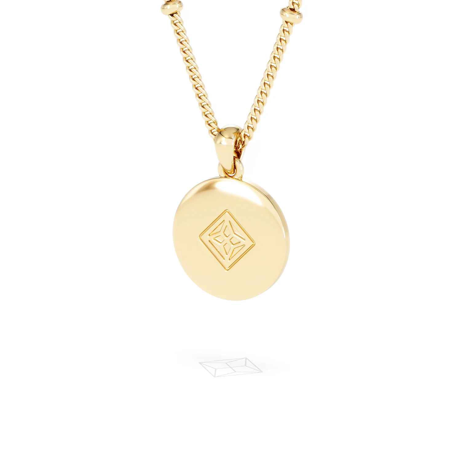 Astrology Aries 0.07ct Lab Grown Diamond Medallion Pendant Necklace in 18K Gold Vermeil - Image 54