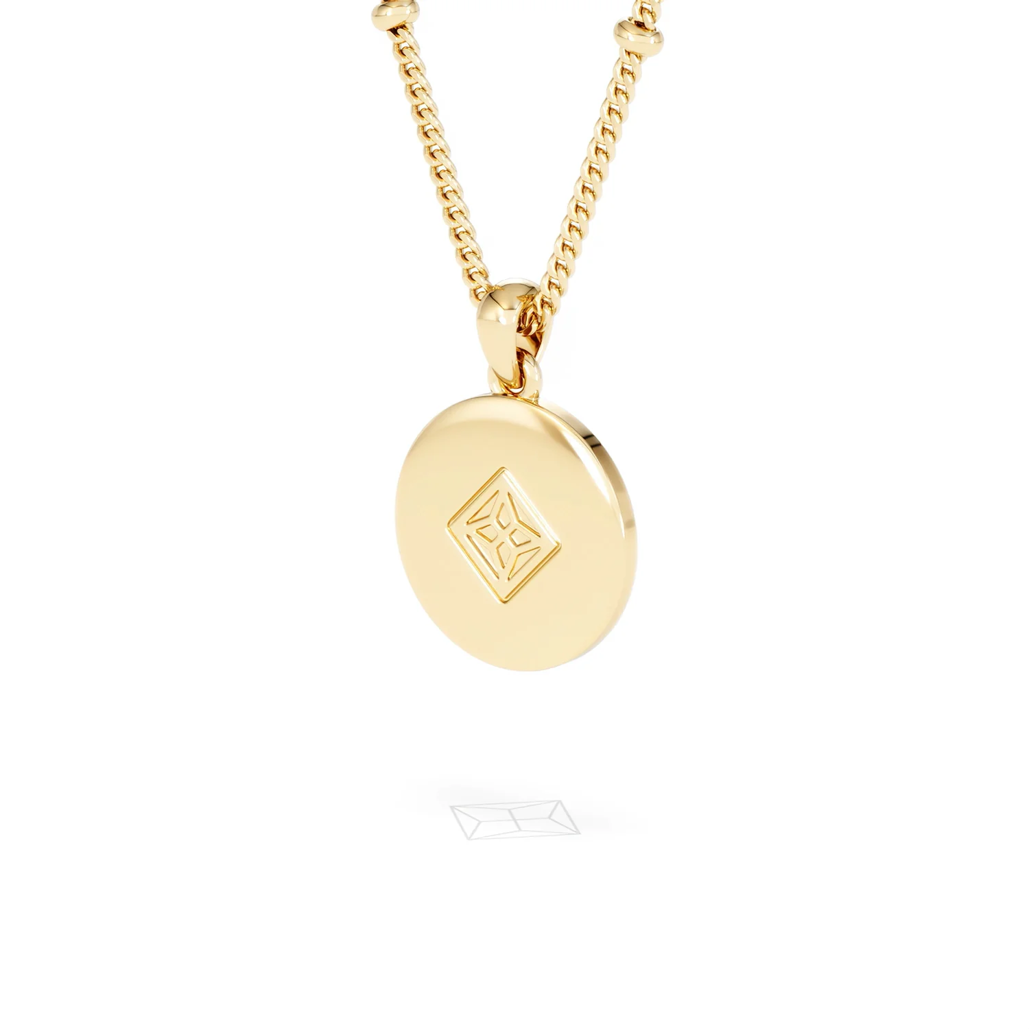 Astrology Aries 0.07ct Lab Grown Diamond Medallion Pendant Necklace in 18K Gold Vermeil - Image 56