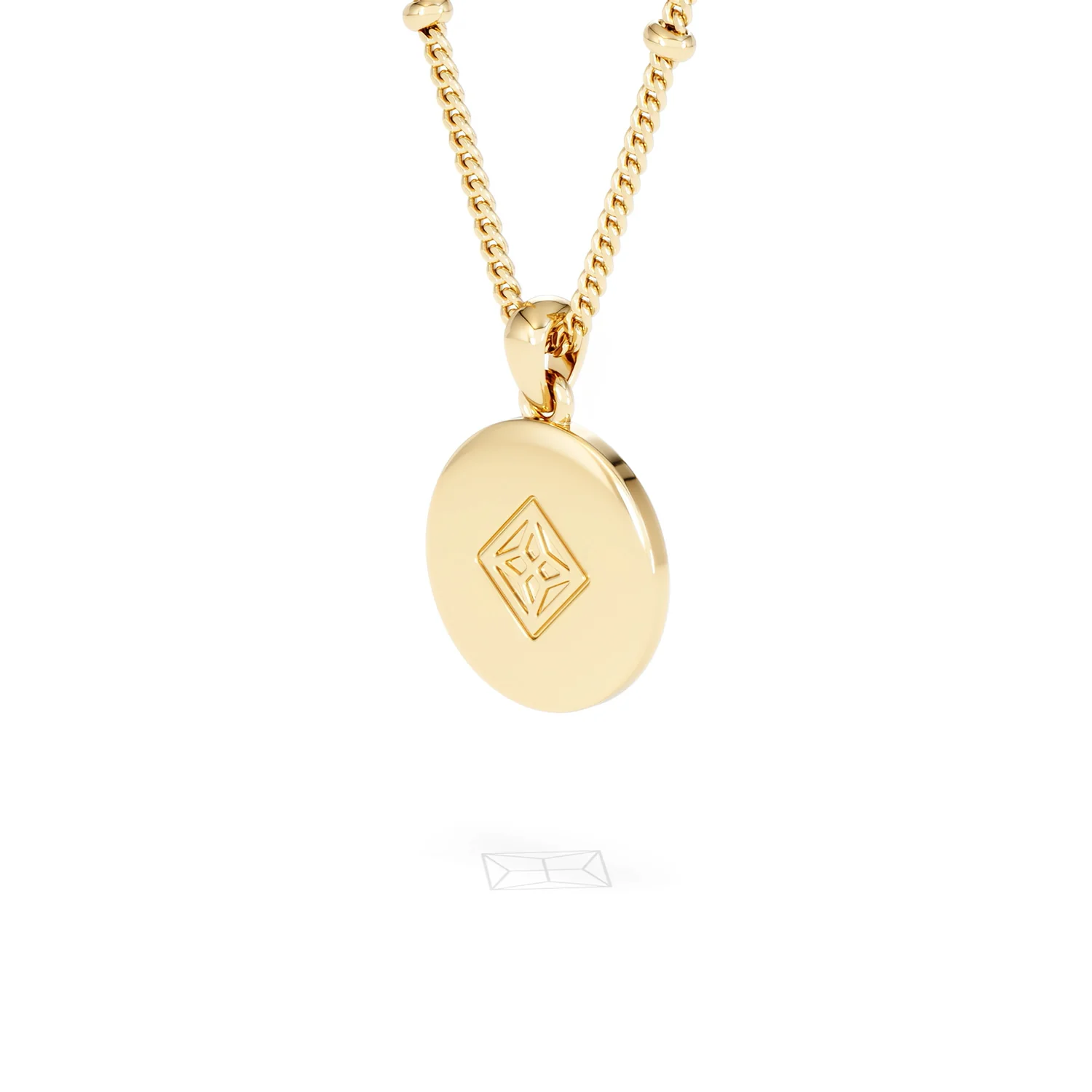 Astrology Aries 0.07ct Lab Grown Diamond Medallion Pendant Necklace in 18K Gold Vermeil - Image 57