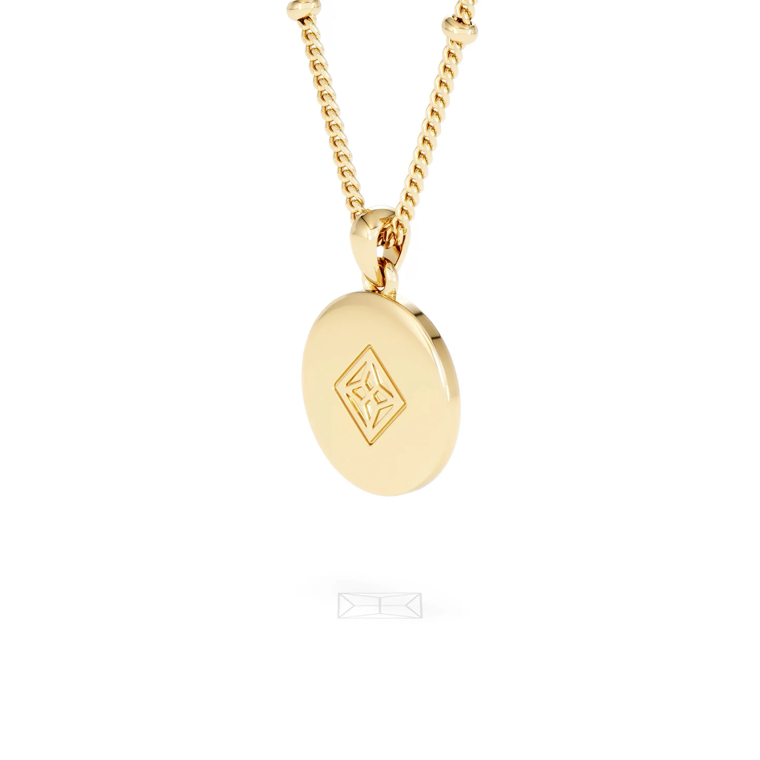 Astrology Aries 0.07ct Lab Grown Diamond Medallion Pendant Necklace in 18K Gold Vermeil - Image 58