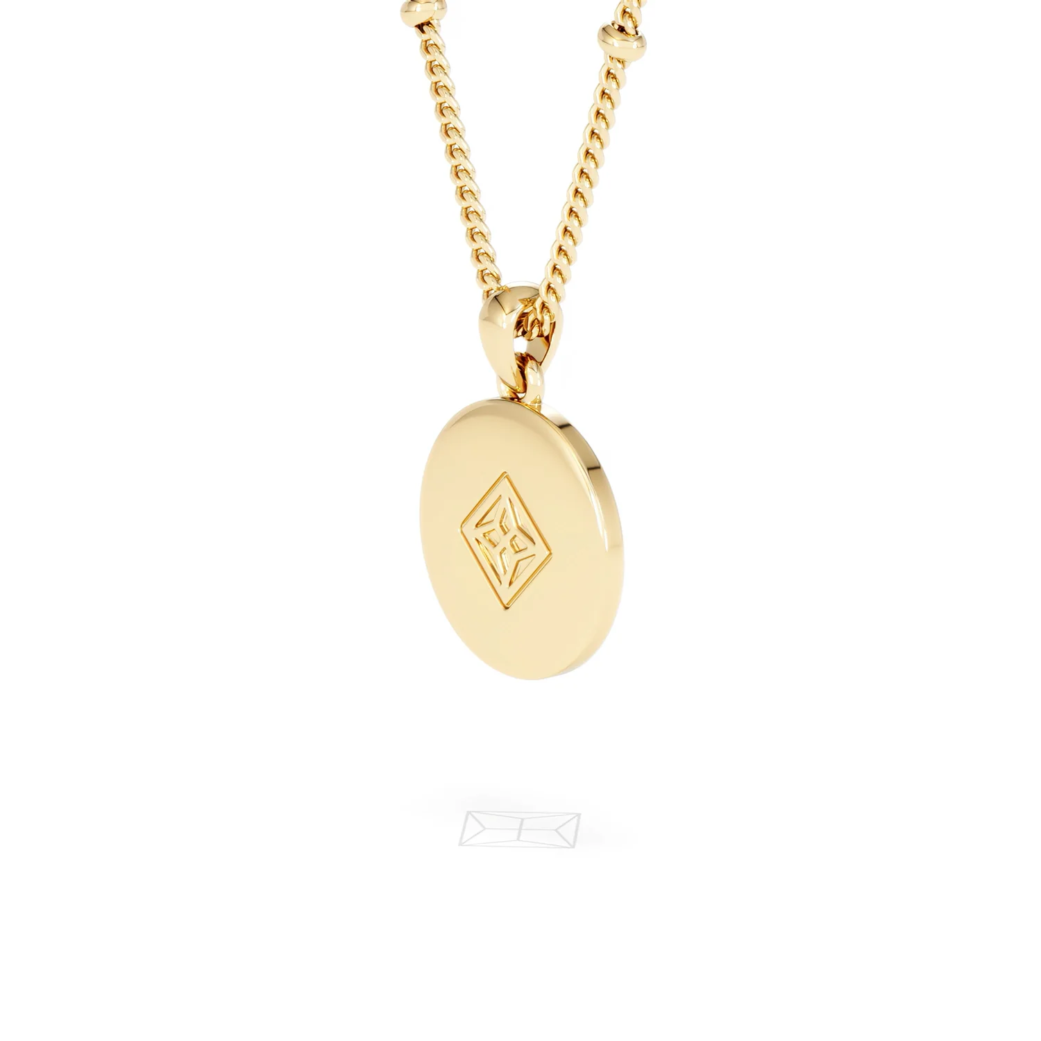 Astrology Aries 0.07ct Lab Grown Diamond Medallion Pendant Necklace in 18K Gold Vermeil - Image 59