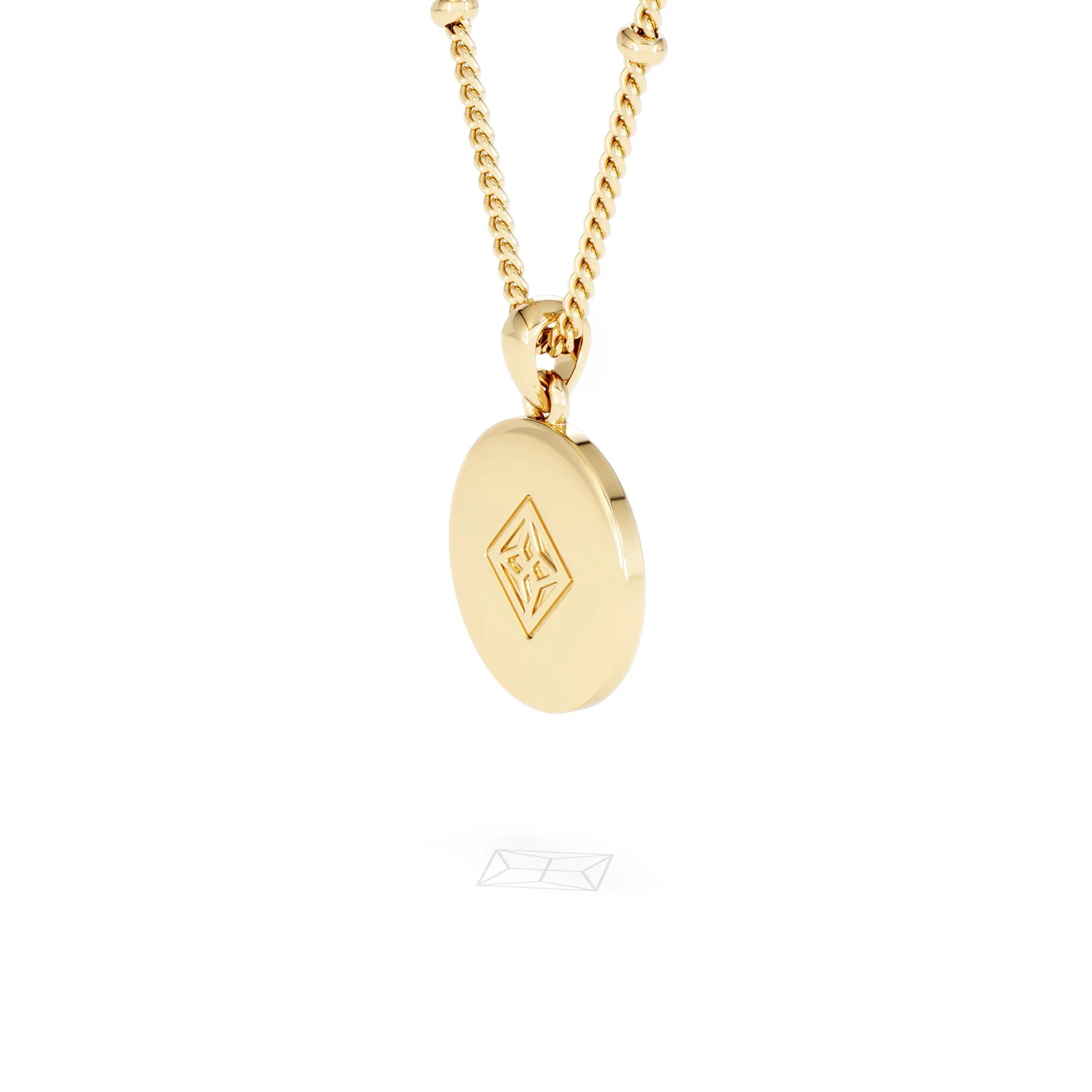 Astrology Aries 0.07ct Lab Grown Diamond Medallion Pendant Necklace in 18K Gold Vermeil - Image 60