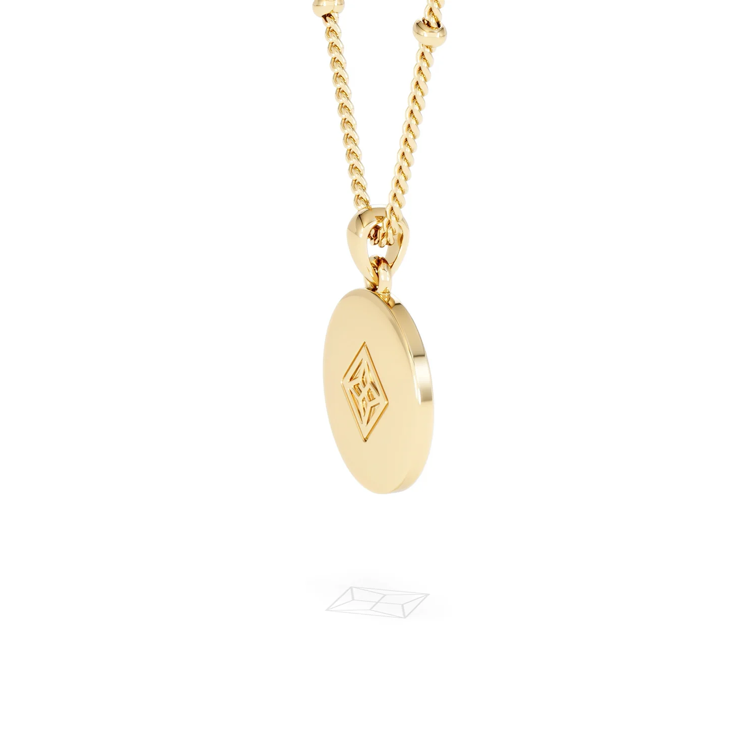 Astrology Aries 0.07ct Lab Grown Diamond Medallion Pendant Necklace in 18K Gold Vermeil - Image 62
