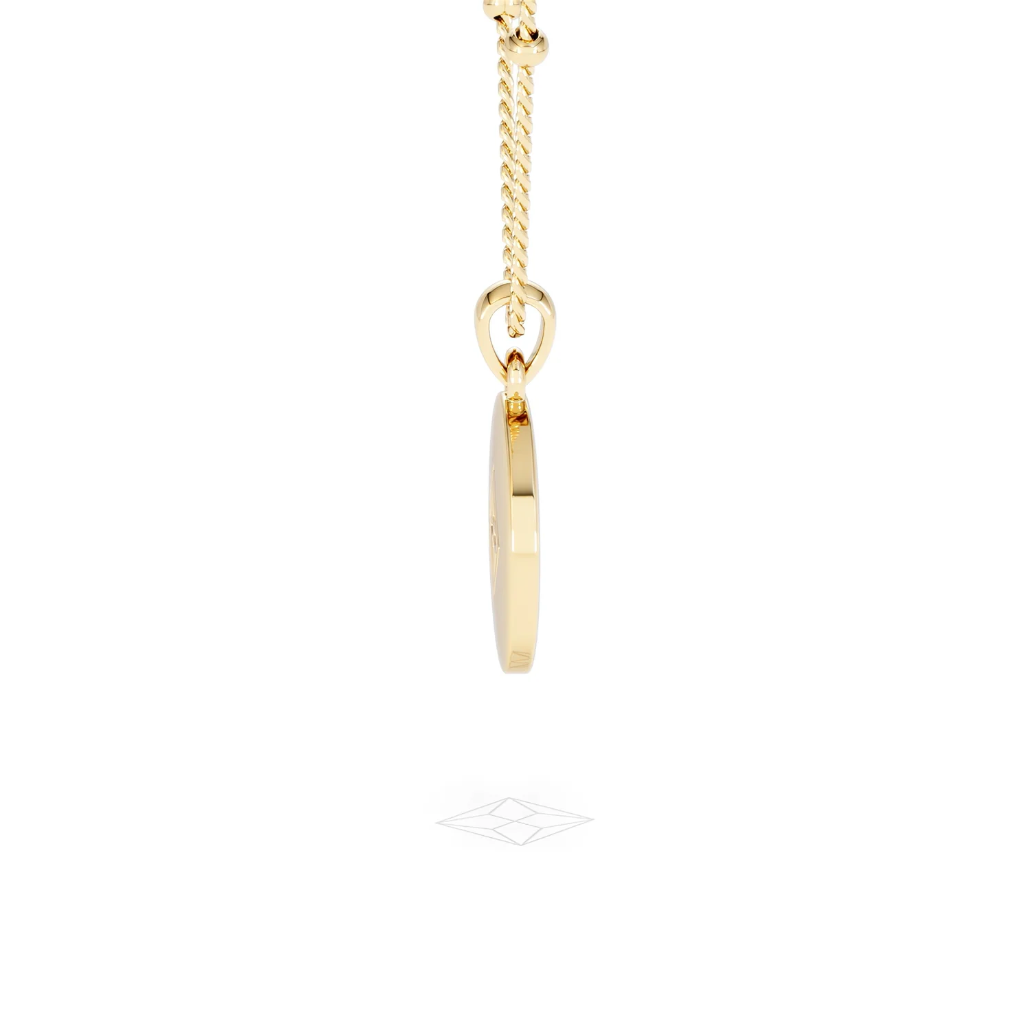 Astrology Aries 0.07ct Lab Grown Diamond Medallion Pendant Necklace in 18K Gold Vermeil - Image 67