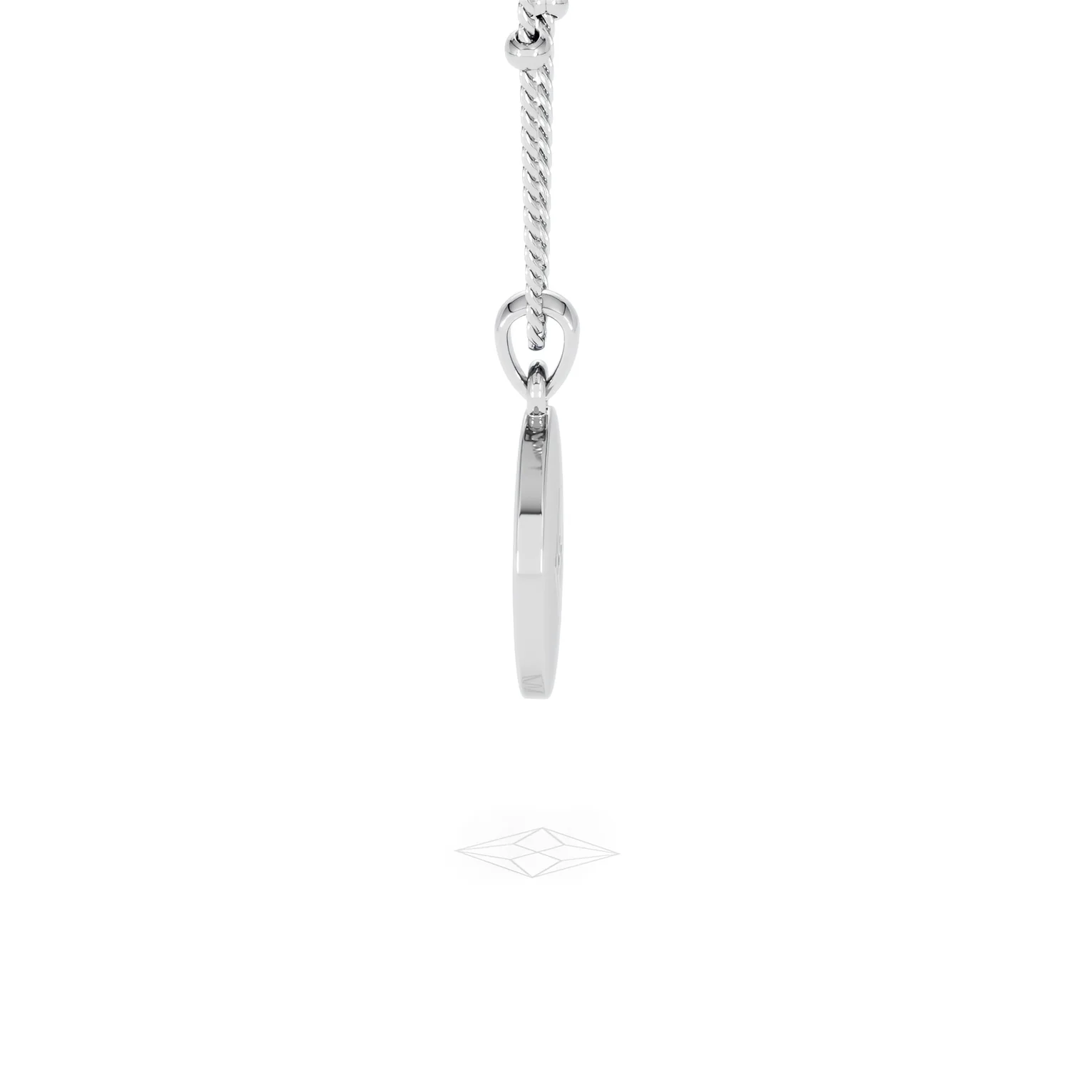 Astrology Aries 0.07ct Lab Grown Diamond Medallion Pendant Necklace in Sterling Silver - Image 29