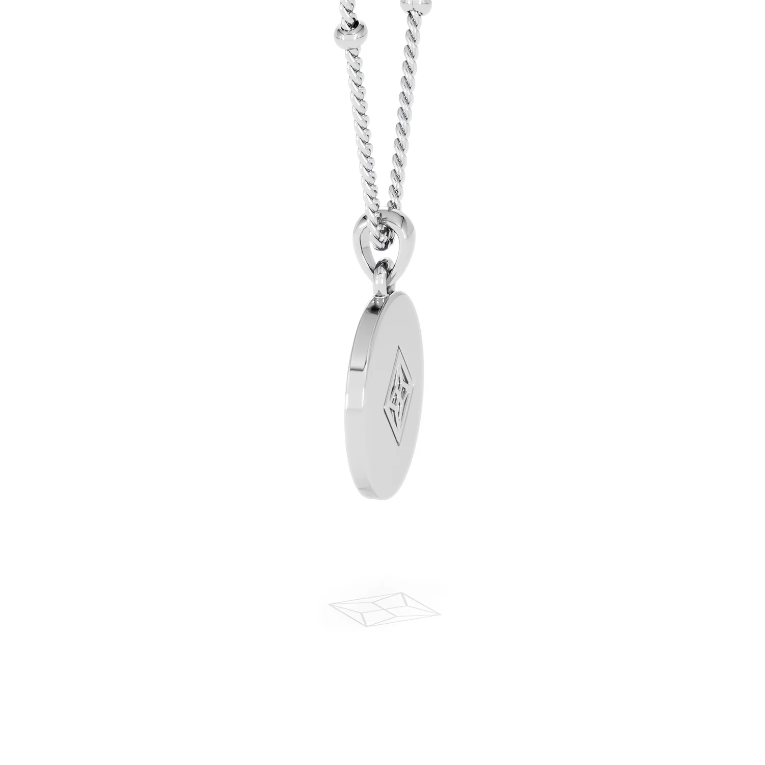 Astrology Aries 0.07ct Lab Grown Diamond Medallion Pendant Necklace in Sterling Silver - Image 32