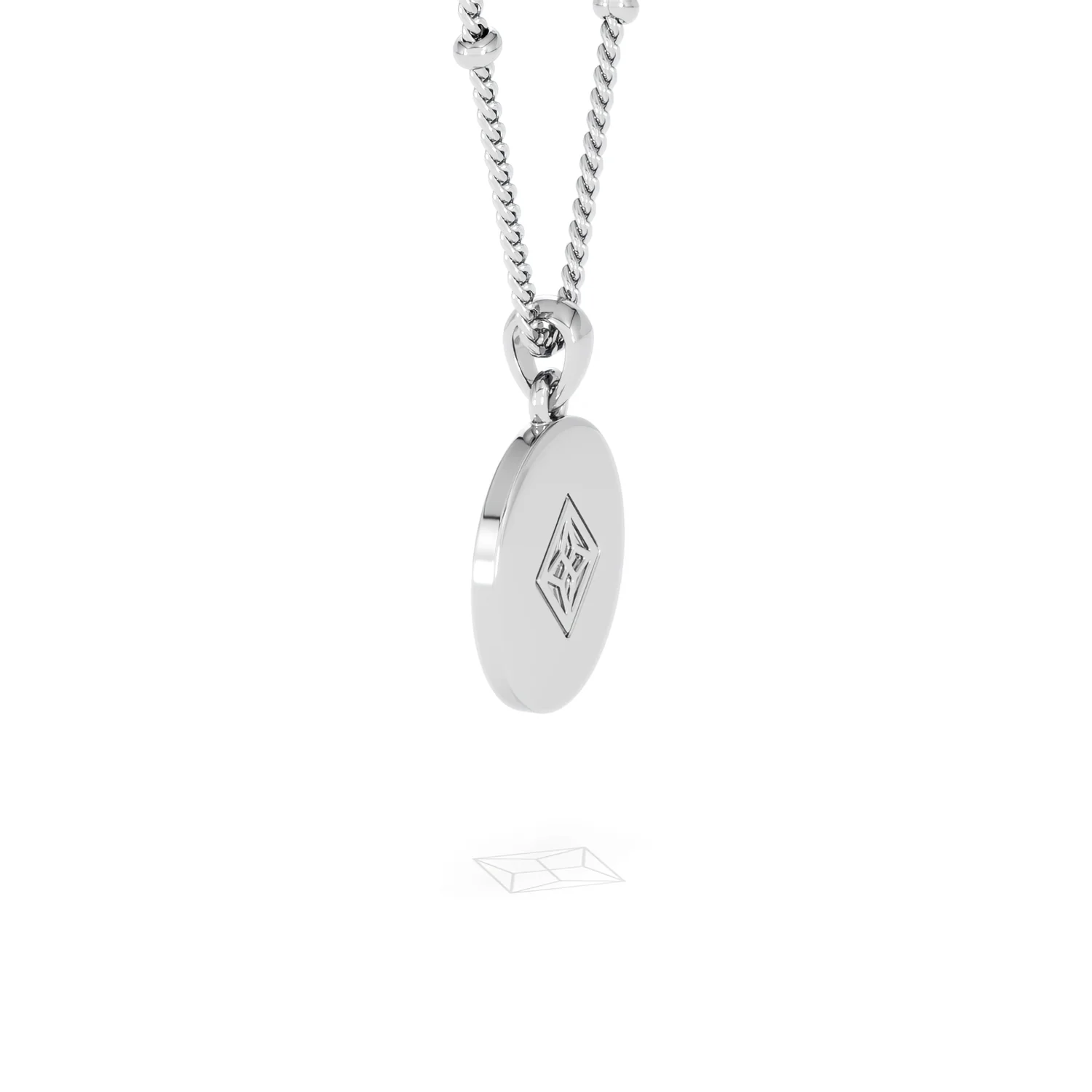 Astrology Aries 0.07ct Lab Grown Diamond Medallion Pendant Necklace in Sterling Silver - Image 34
