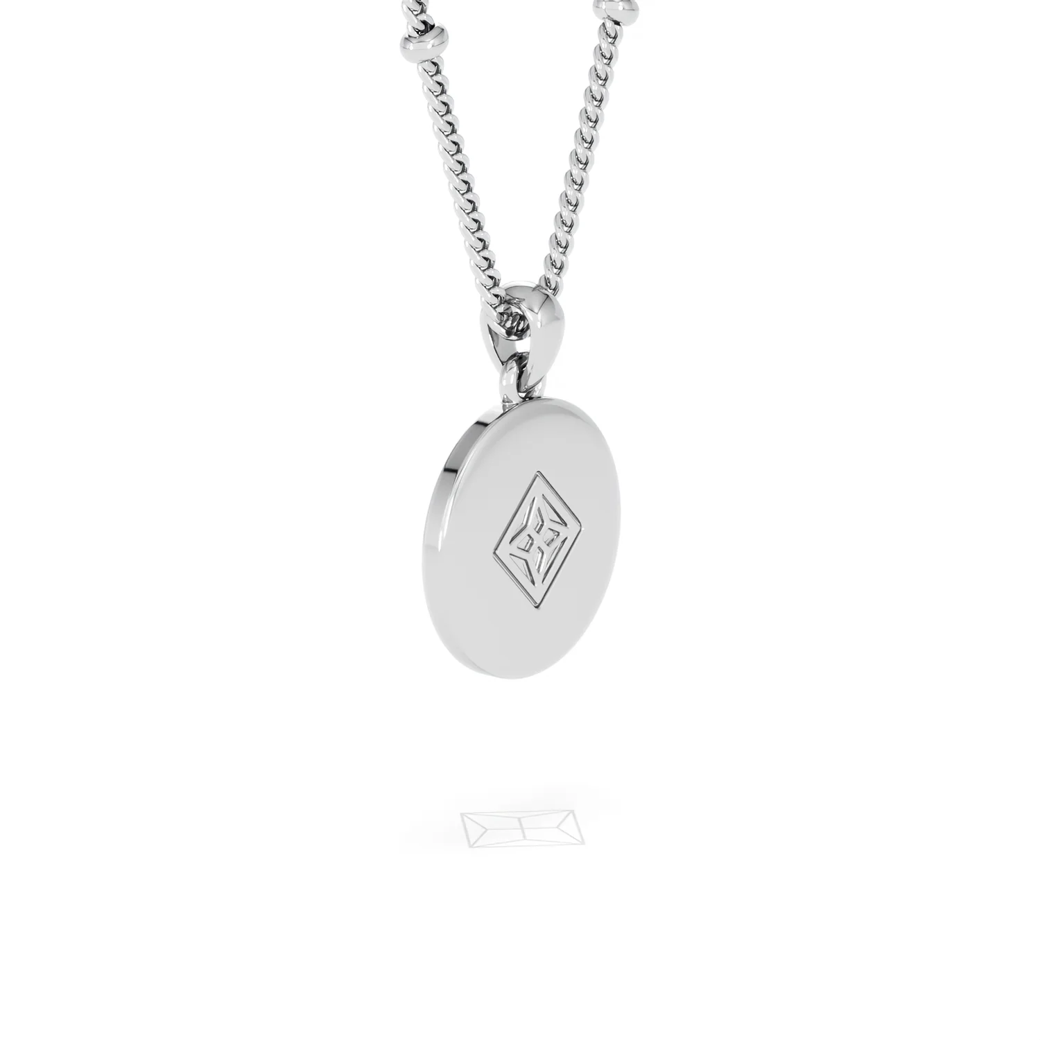 Astrology Aries 0.07ct Lab Grown Diamond Medallion Pendant Necklace in Sterling Silver - Image 37