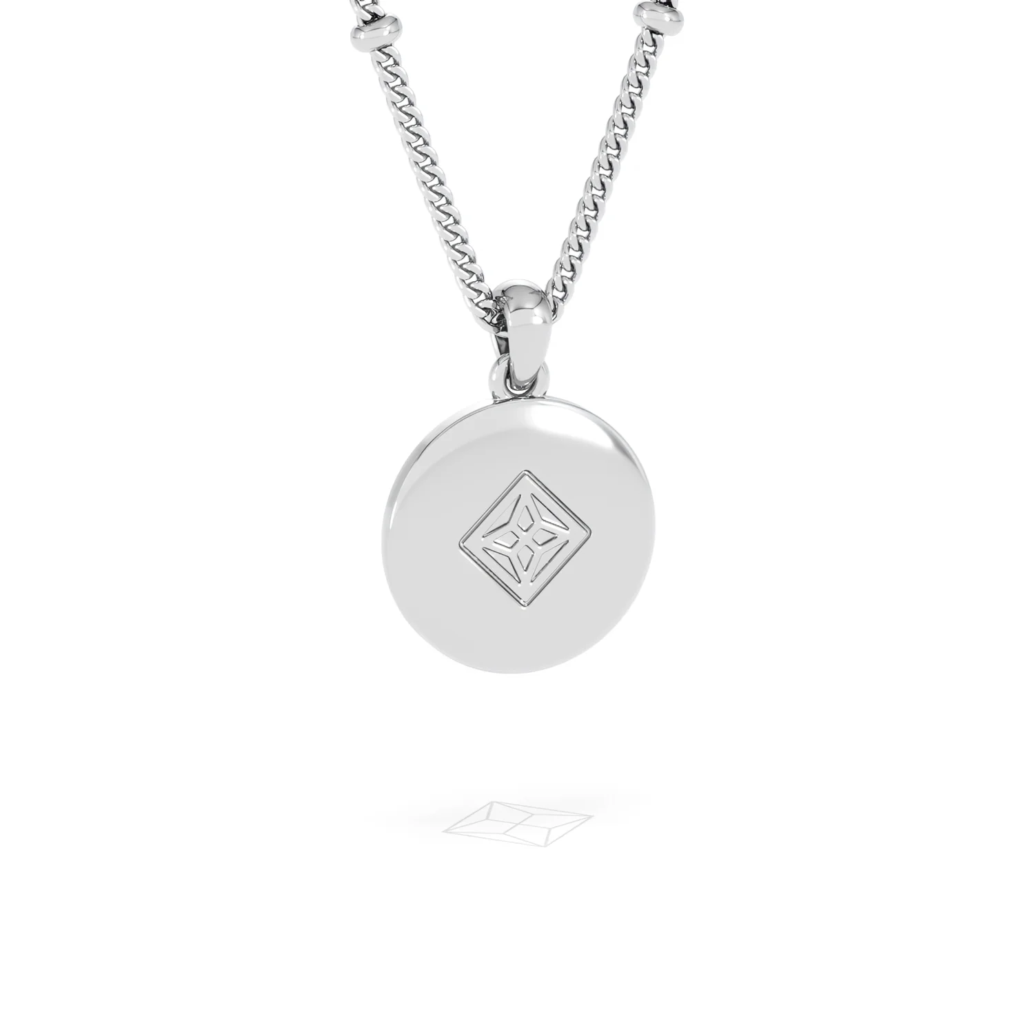 Astrology Aries 0.07ct Lab Grown Diamond Medallion Pendant Necklace in Sterling Silver - Image 44
