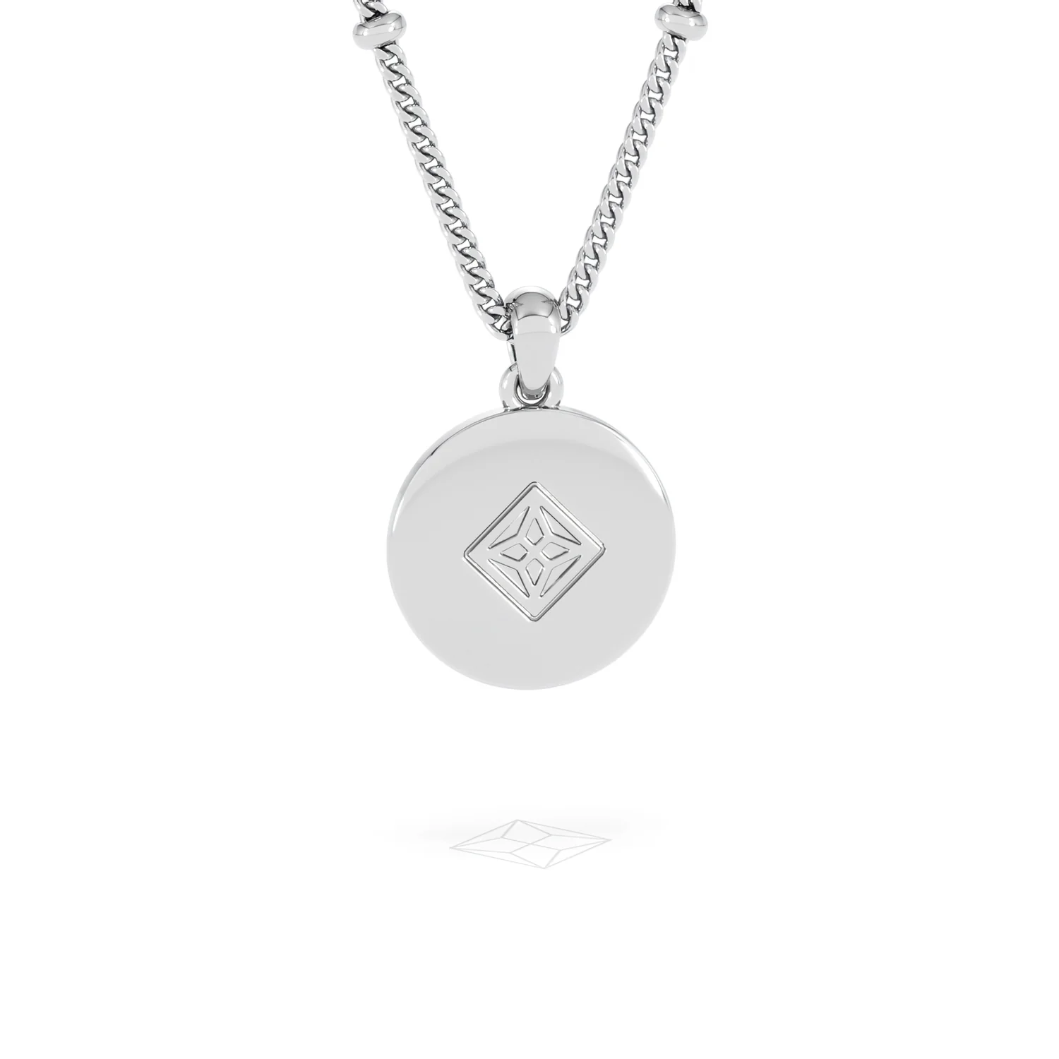 Astrology Aries 0.07ct Lab Grown Diamond Medallion Pendant Necklace in Sterling Silver - Image 46