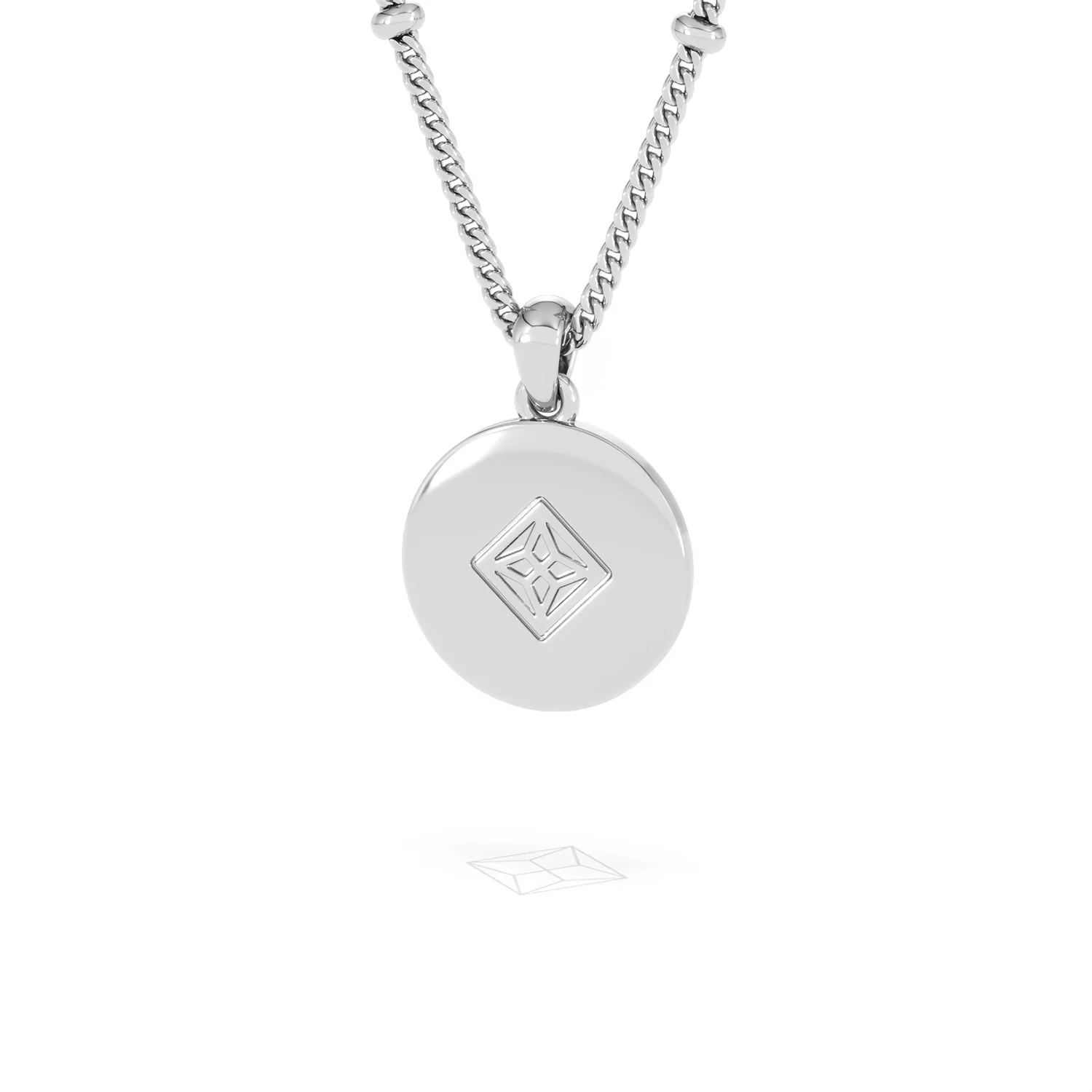 Astrology Aries 0.07ct Lab Grown Diamond Medallion Pendant Necklace in Sterling Silver - Image 52