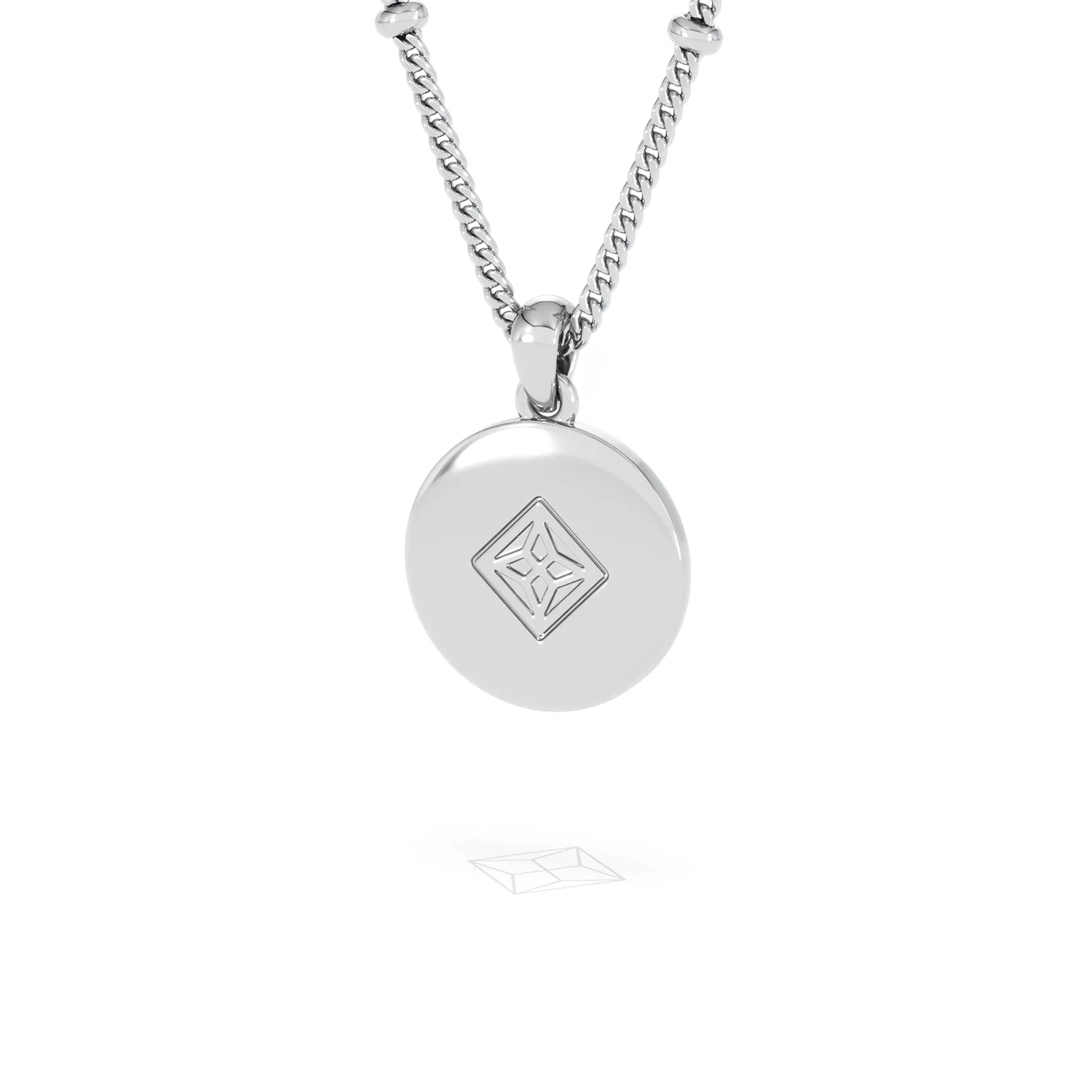 Astrology Aries 0.07ct Lab Grown Diamond Medallion Pendant Necklace in Sterling Silver - Image 53