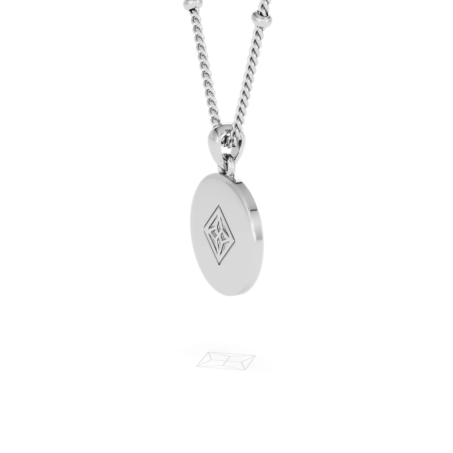 Astrology Aries 0.07ct Lab Grown Diamond Medallion Pendant Necklace in Sterling Silver - Image 61