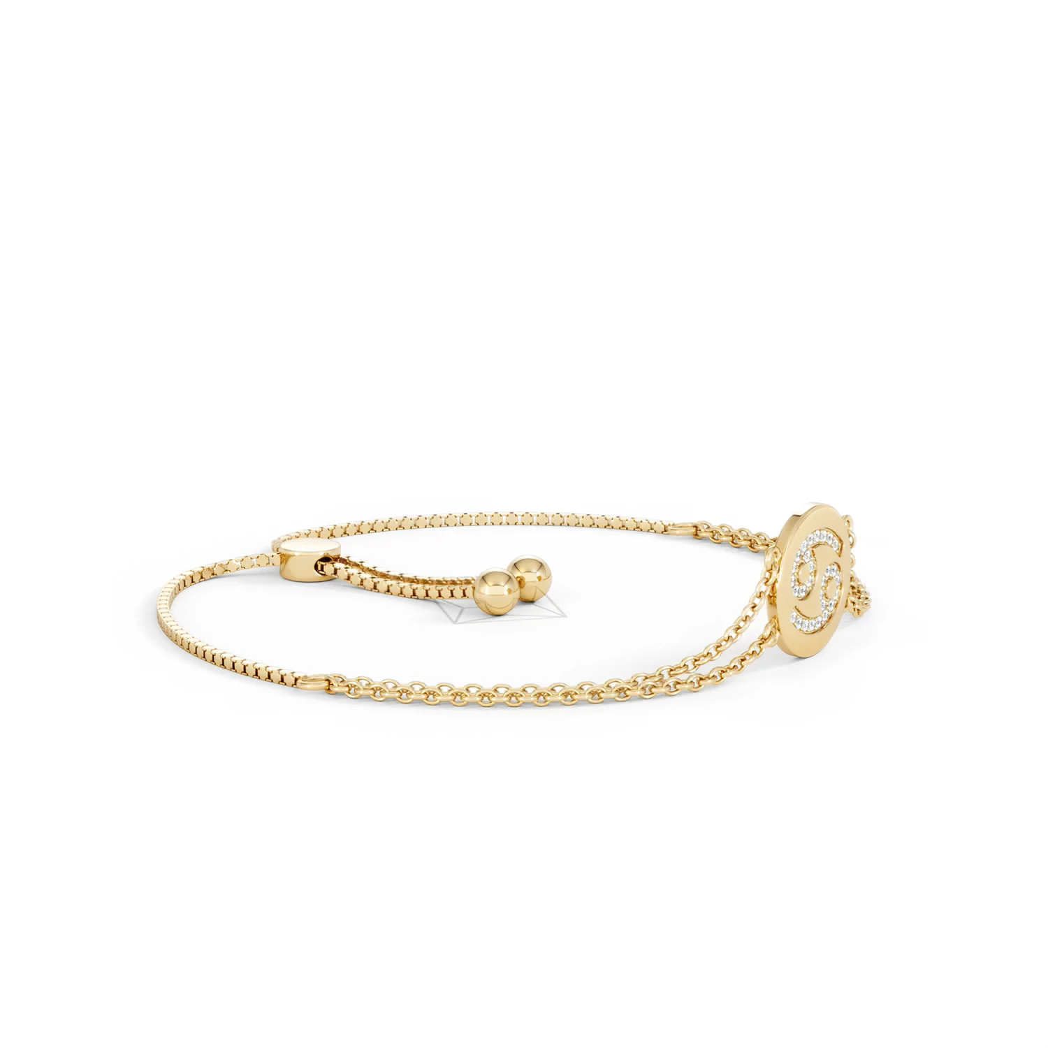 Astrology Cancer 0.07ct Lab Grown Diamond Adjustable Medallion Bracelet 18K Gold Vermeil - Image 22