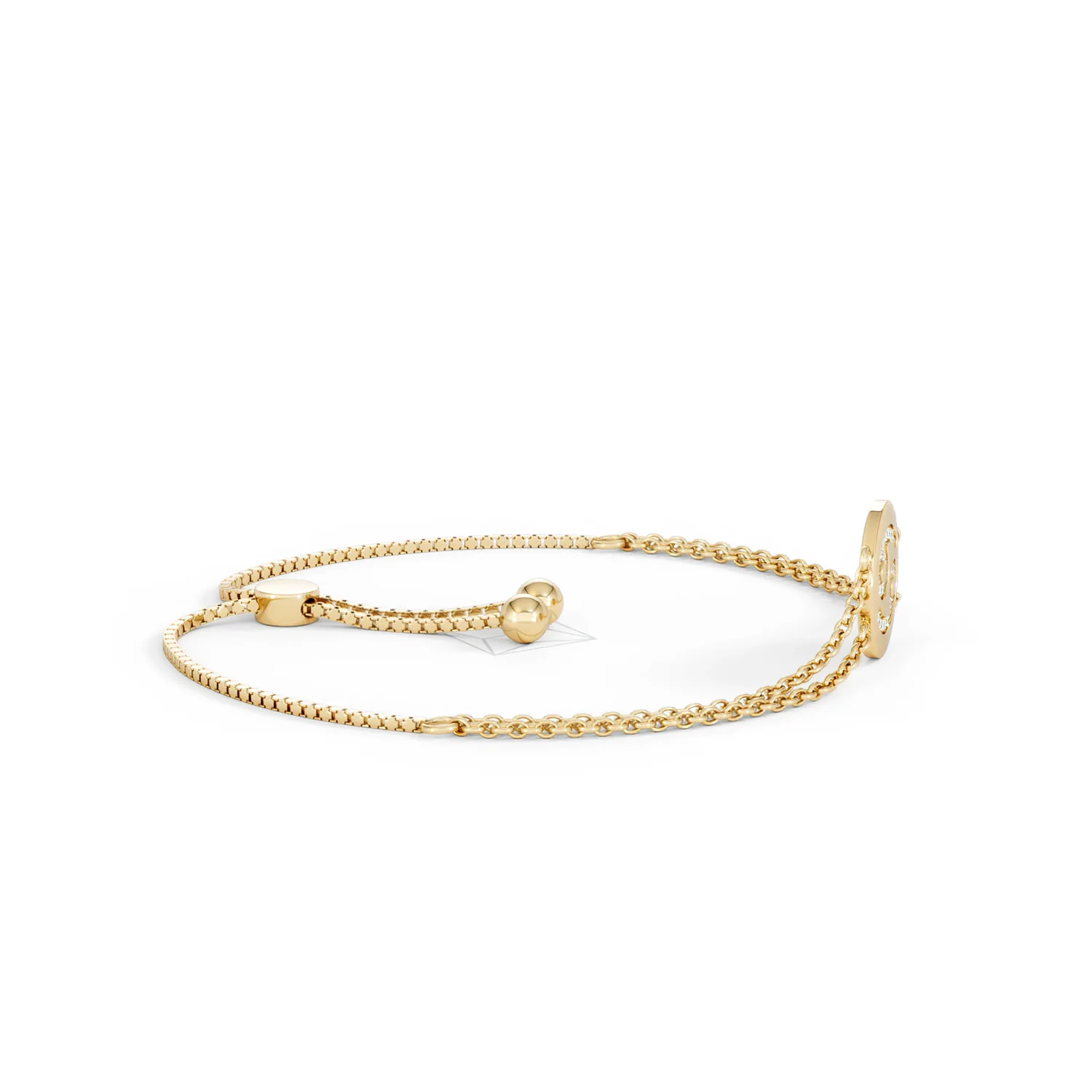 Astrology Cancer 0.07ct Lab Grown Diamond Adjustable Medallion Bracelet 18K Gold Vermeil - Image 26