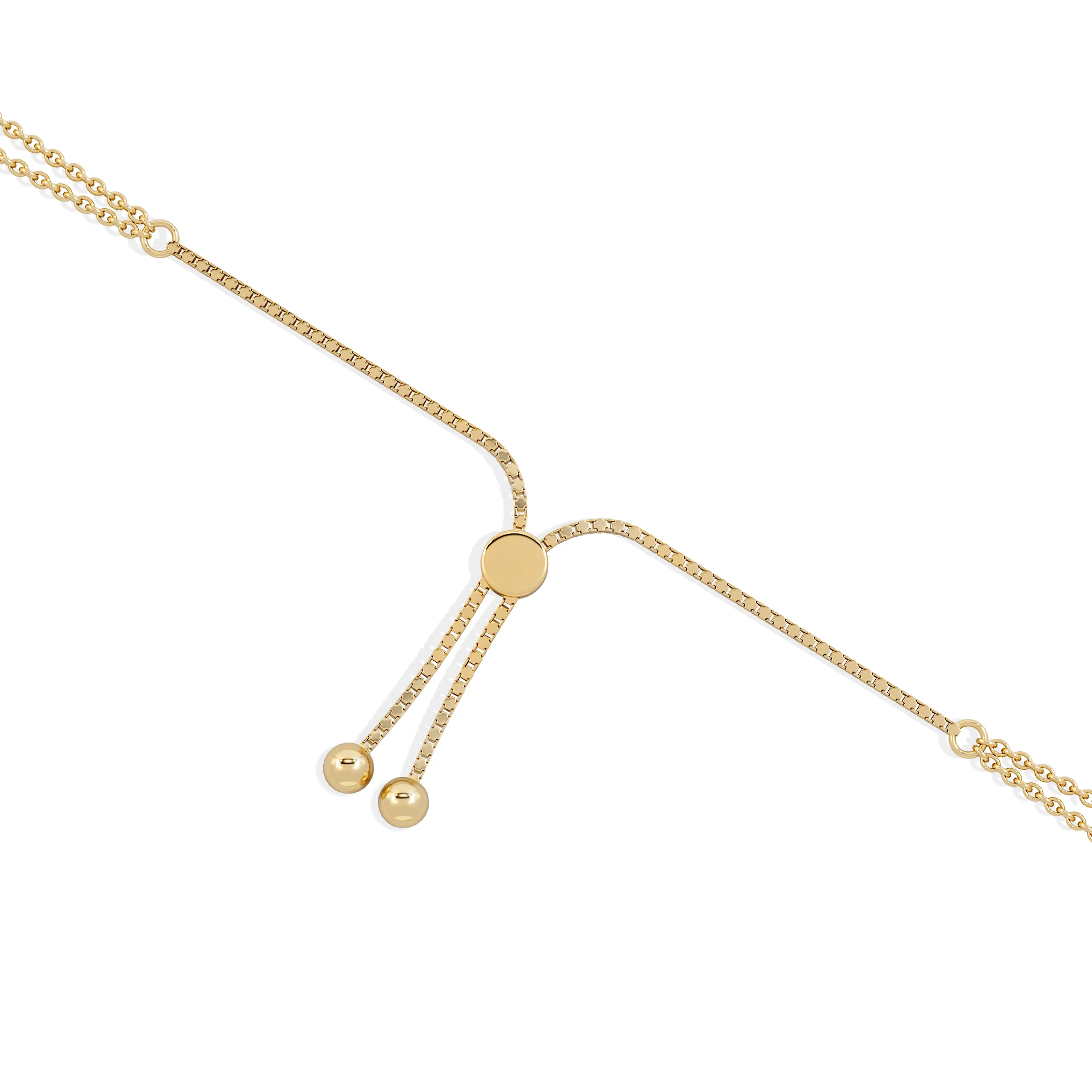 Astrology Cancer 0.07ct Lab Grown Diamond Adjustable Medallion Bracelet 18K Gold Vermeil - Image 7