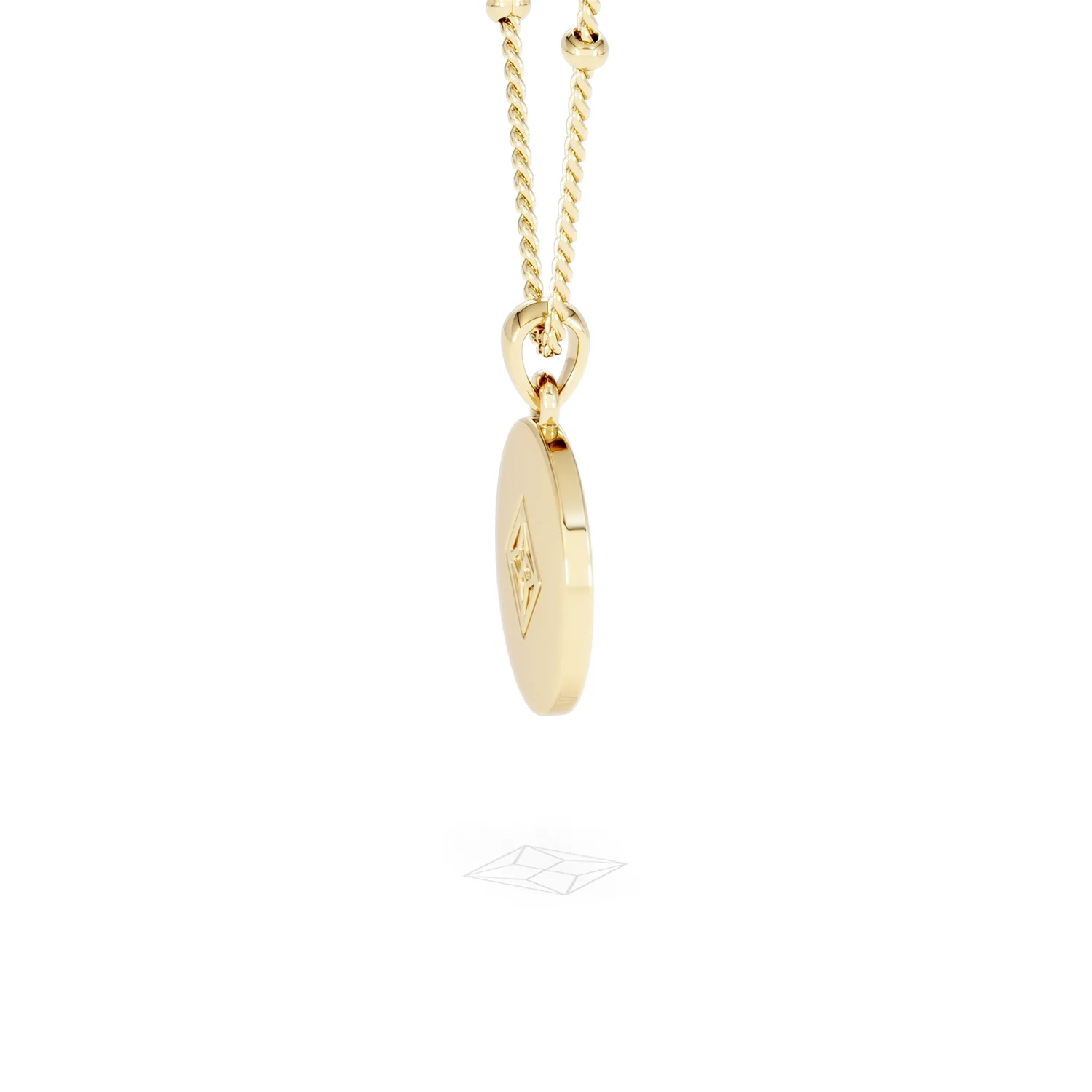 Astrology Cancer 0.07ct Lab Grown Diamond Medallion Pendant Necklace in 18K Gold Vermeil - Image 32