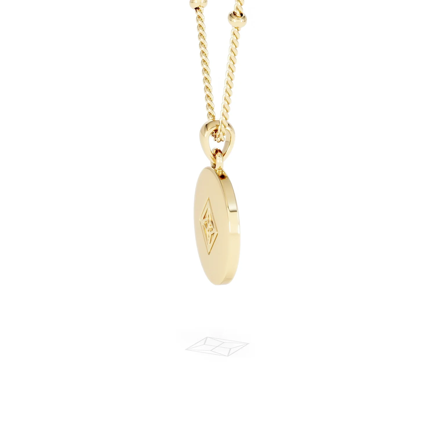Astrology Cancer 0.07ct Lab Grown Diamond Medallion Pendant Necklace in 18K Gold Vermeil - Image 33